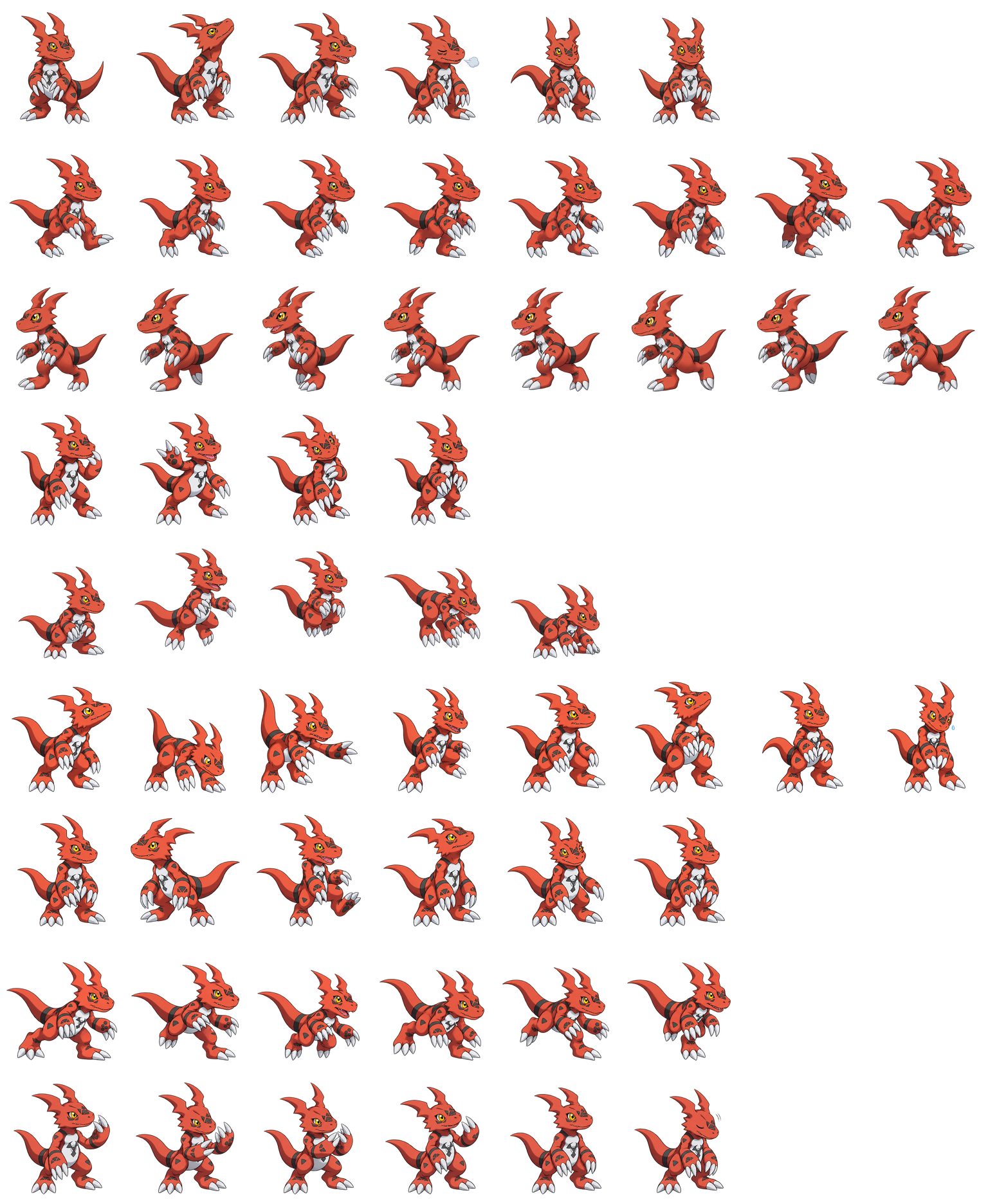基尔兽 Guilmon Codex pet original spritesheet