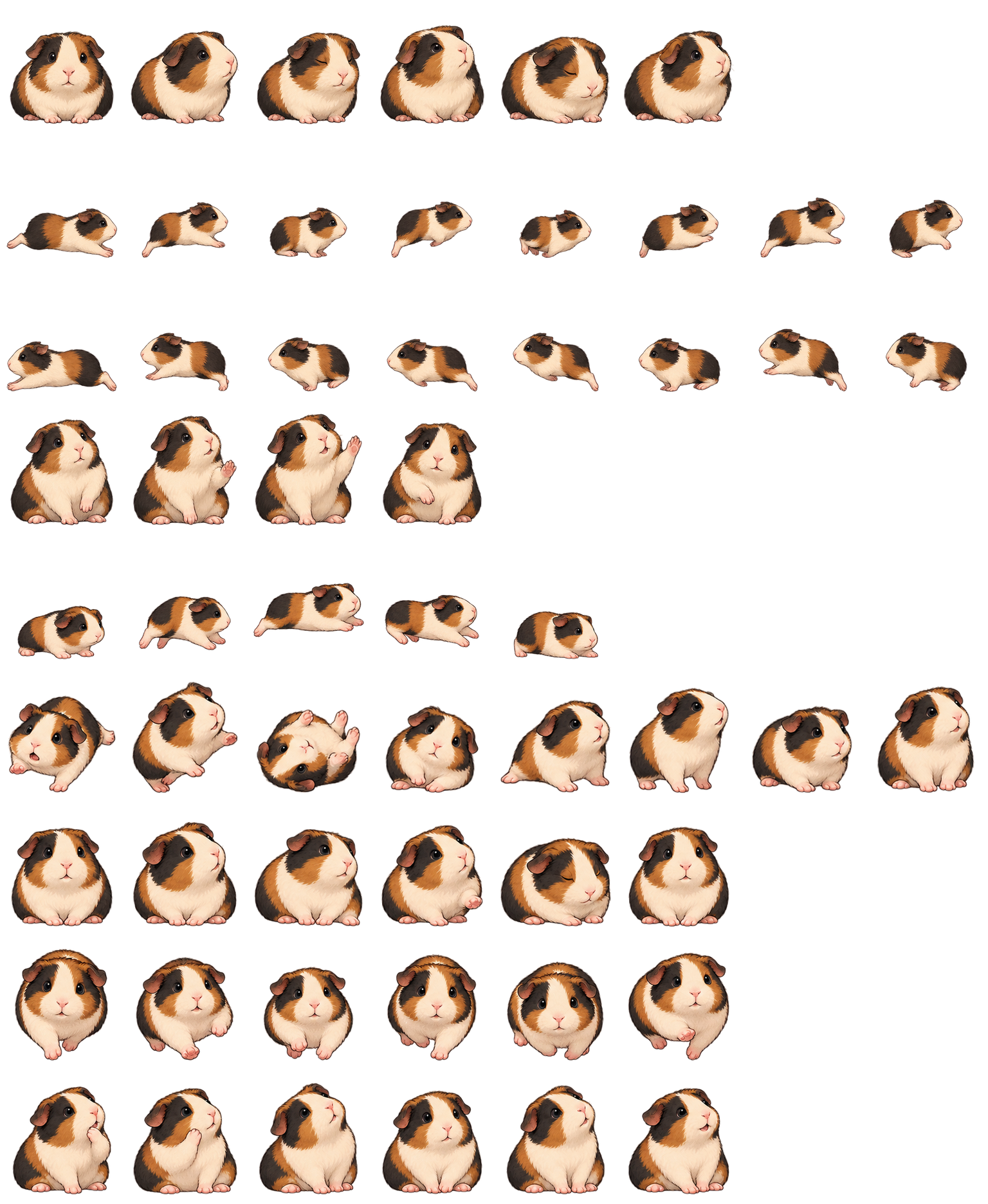 豚鼠脆饼 Guinea Pig Biscotti Codex pet original spritesheet