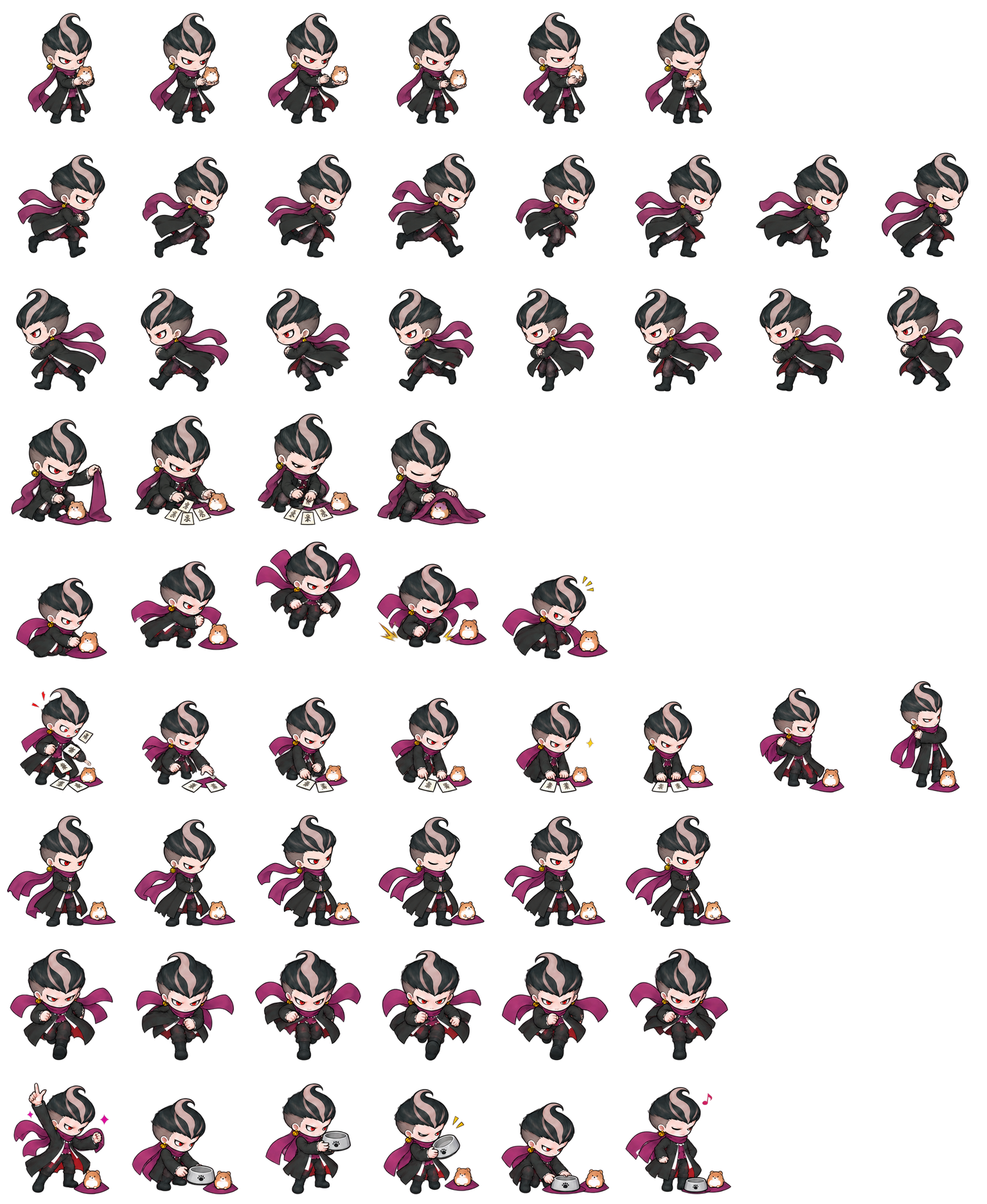 田中眼蛇梦 Gundham Tanaka Codex pet original spritesheet
