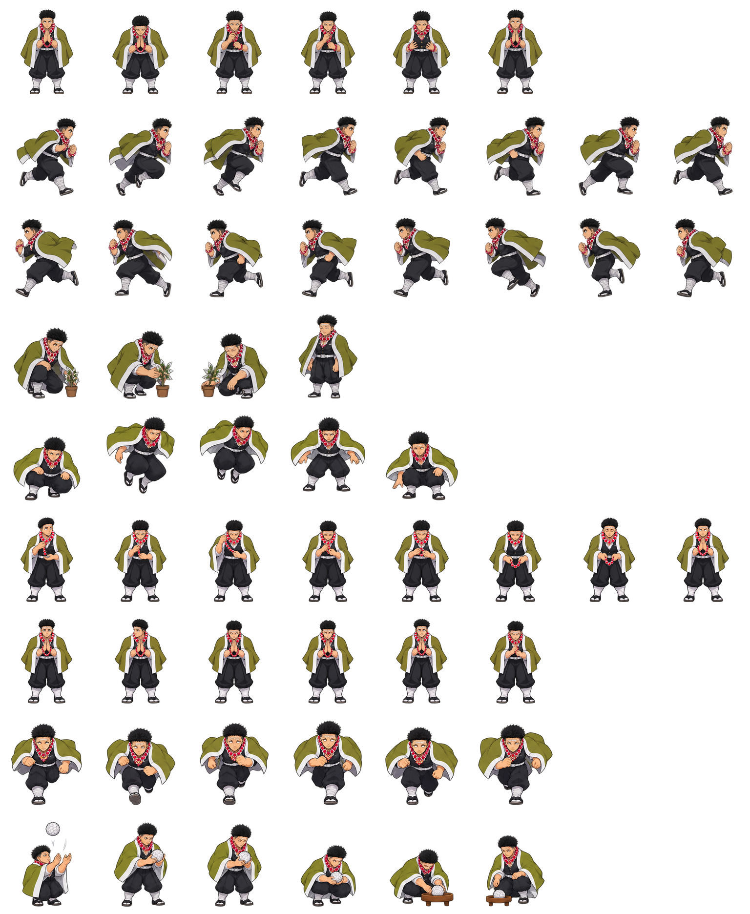 悲鸣屿行冥 Gyomei Himejima Codex pet original spritesheet