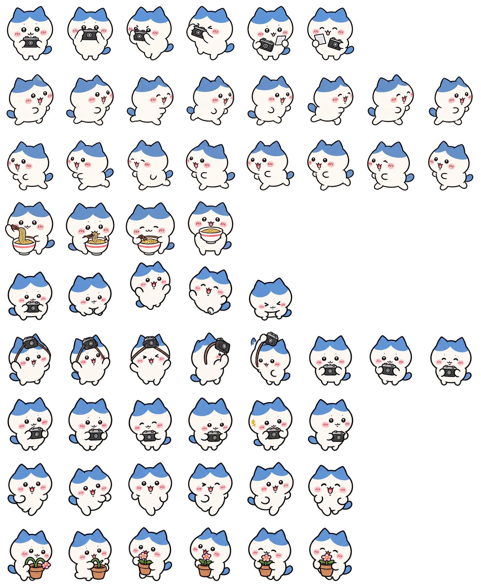 哈奇瓦雷（小八） Hachiware Codex pet original spritesheet
