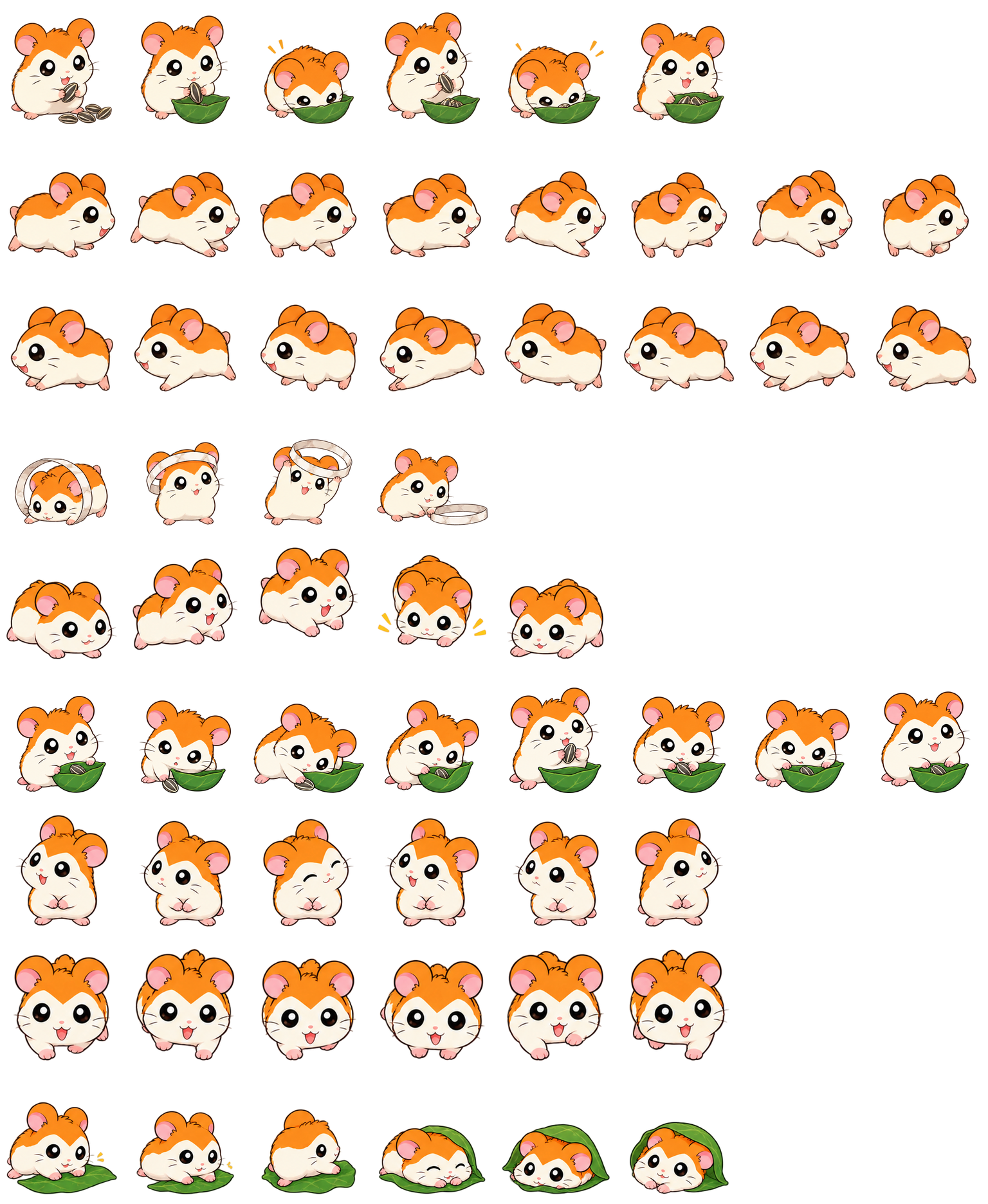 哈姆太郎 Hamtaro Codex pet original spritesheet