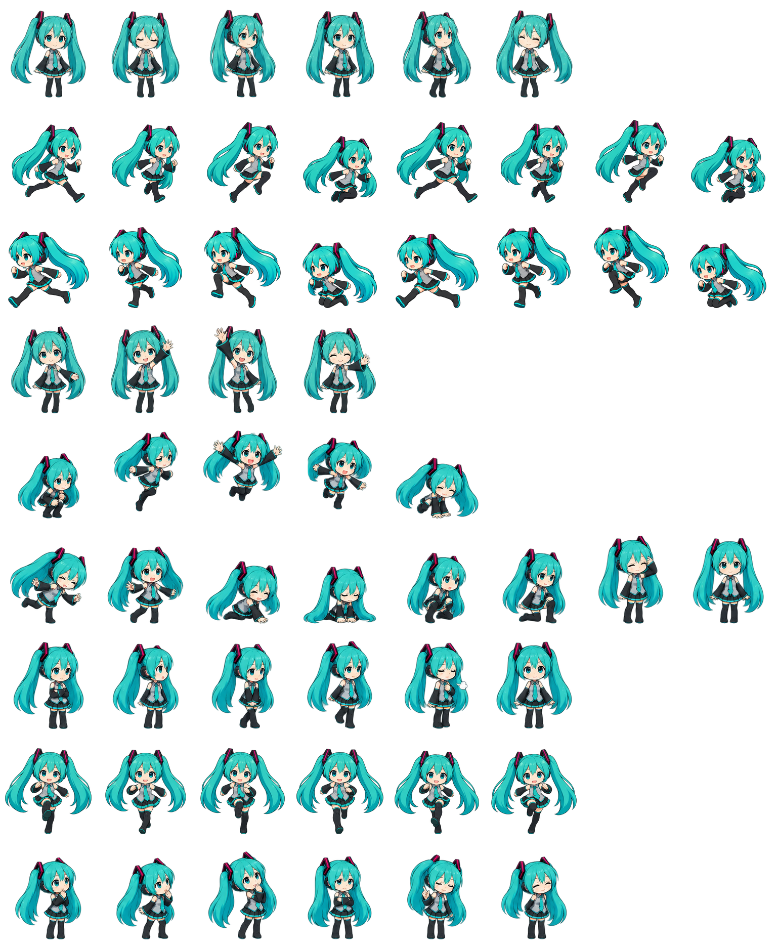 初音未来 Hatsune Miku Codex pet original spritesheet