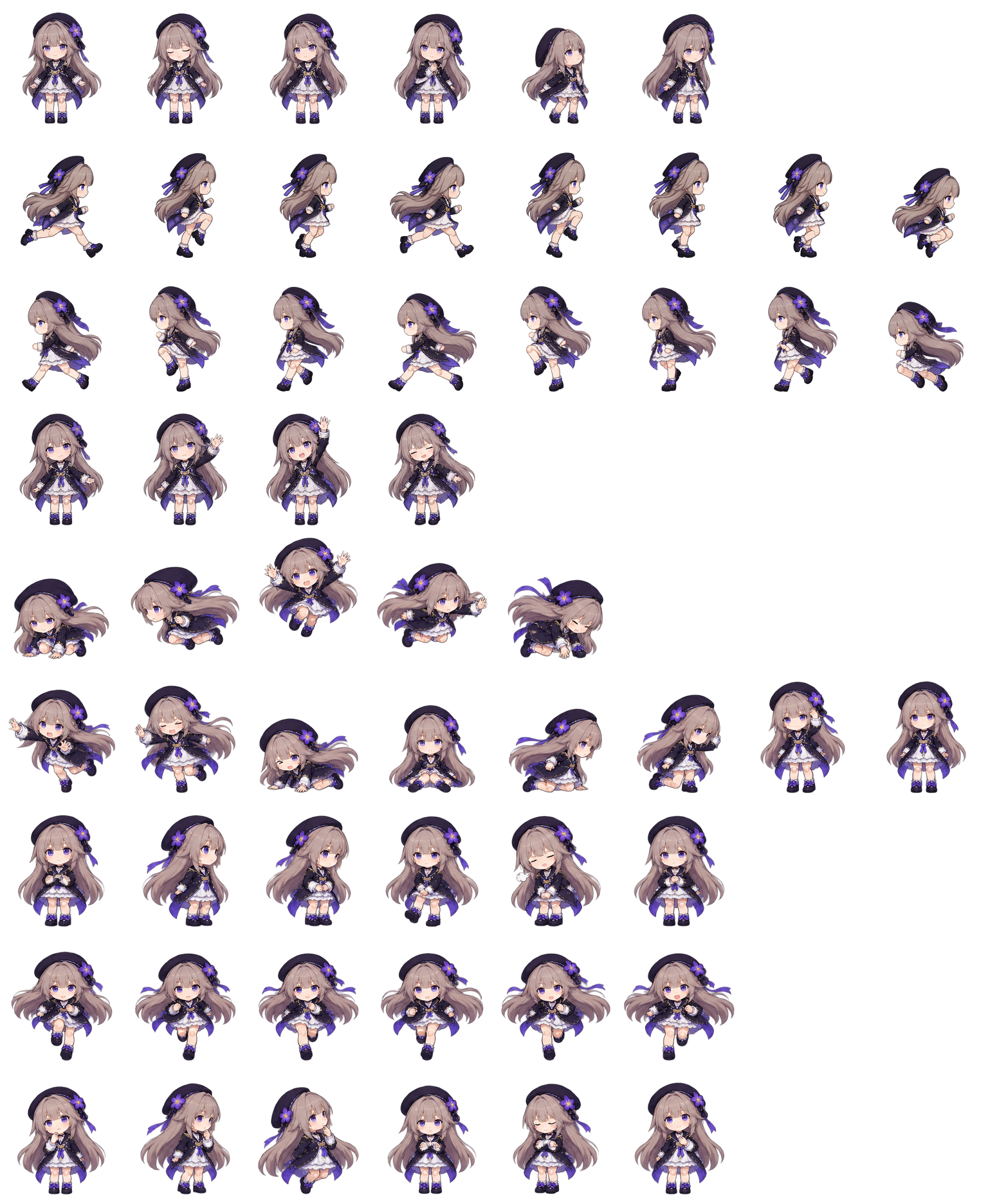 黑塔人偶 Herta Puppet Codex pet original spritesheet