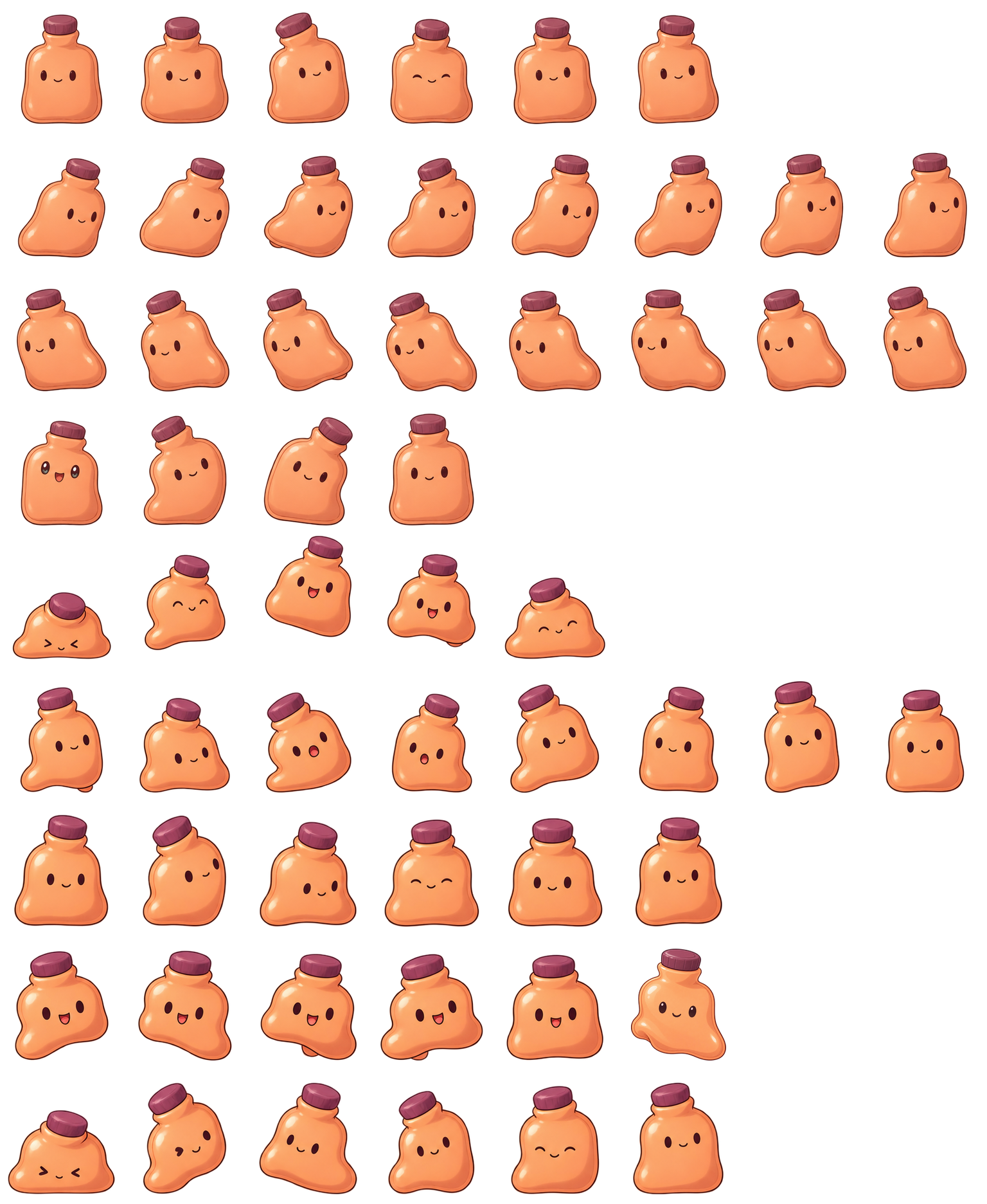 热水袋暖暖 Hot Water Bottle Cuddle Codex pet original spritesheet