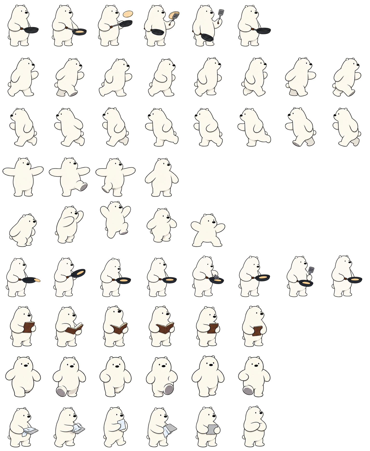 白熊 Ice Bear Codex pet original spritesheet