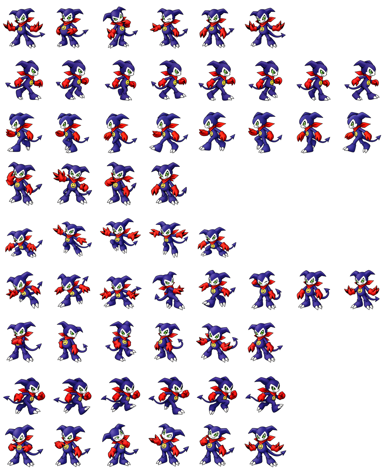 小妖兽 Impmon Codex pet original spritesheet