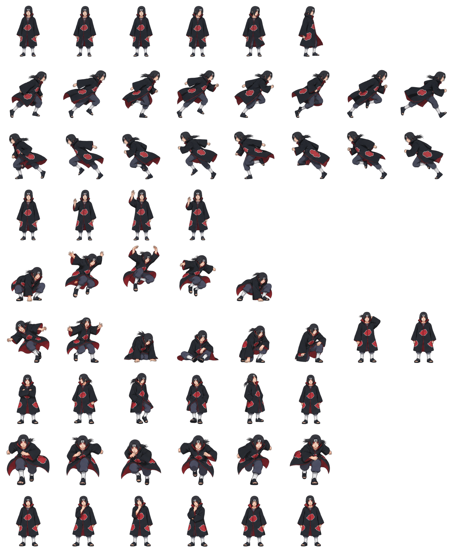 Itachi Uchiha — Cozy Fan Art Codex pet original spritesheet