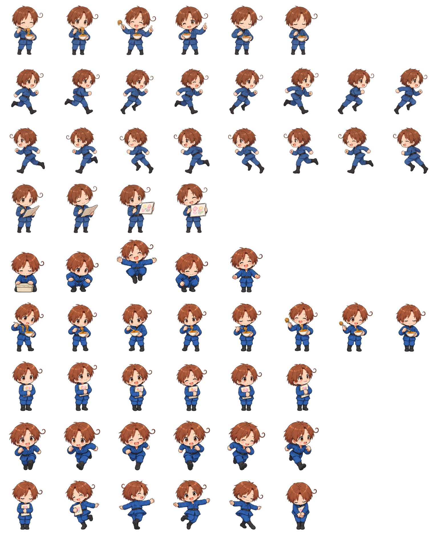 意大利（费里西安诺·瓦尔加斯） Italy (Feliciano Vargas) Codex pet original spritesheet
