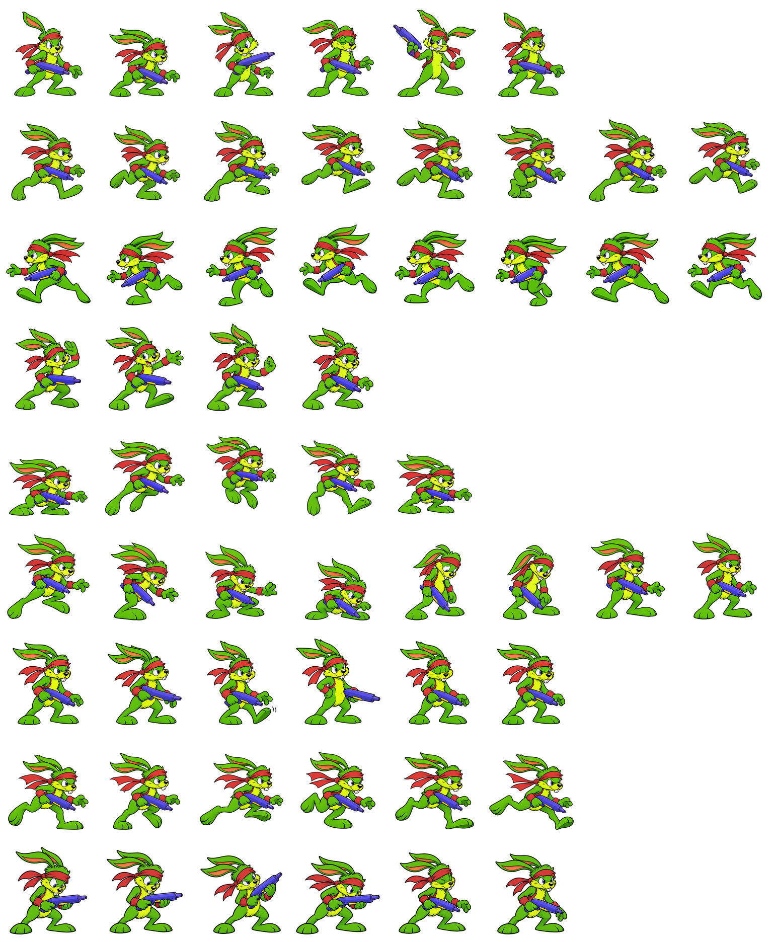 爵士兔 Jazz Jackrabbit Codex pet original spritesheet
