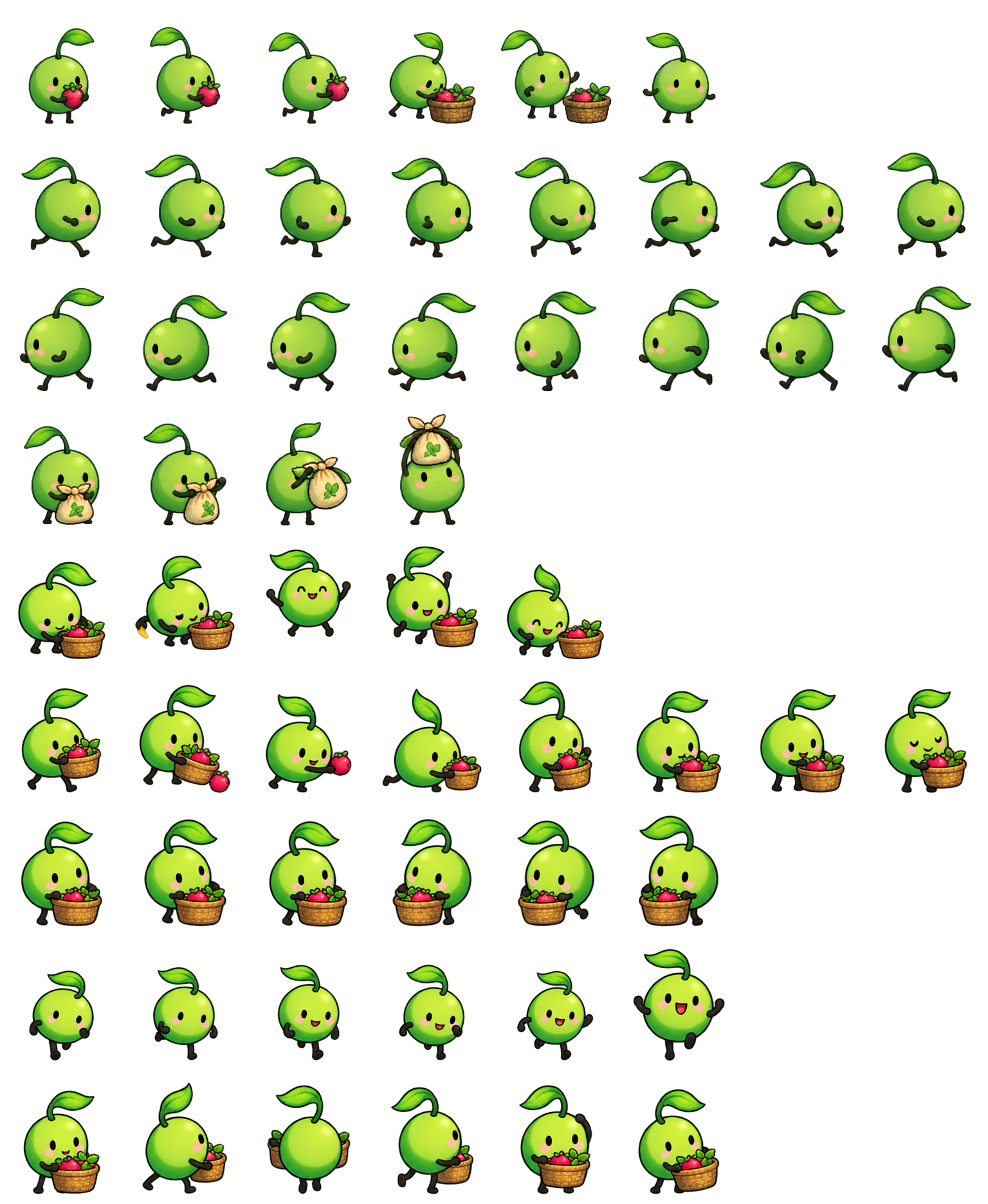祝尼魔 Junimo Codex pet original spritesheet