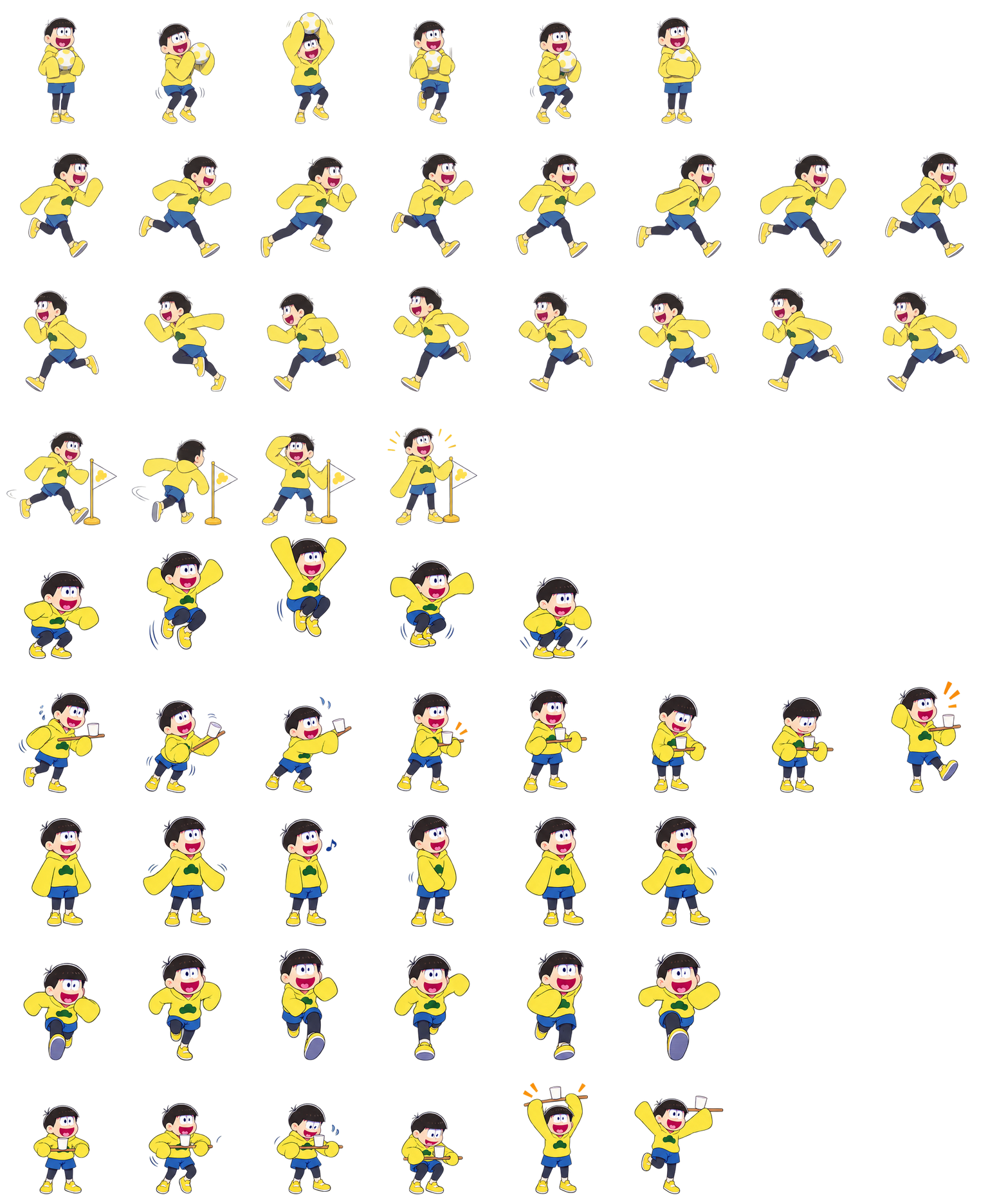 松野十四松 Jyushimatsu Matsuno Codex pet original spritesheet