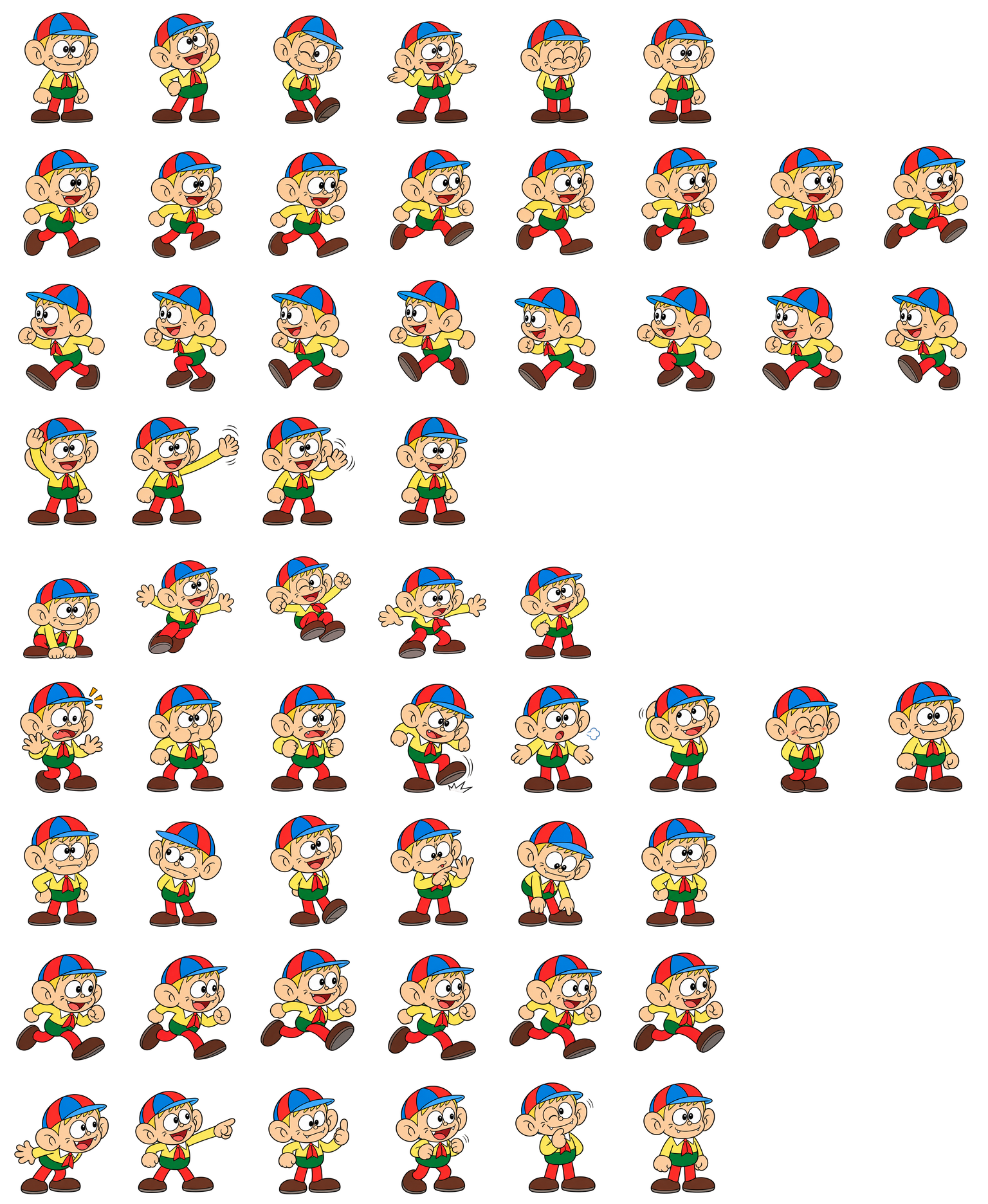 怪物太郎 Kaibutsu-kun Codex pet original spritesheet