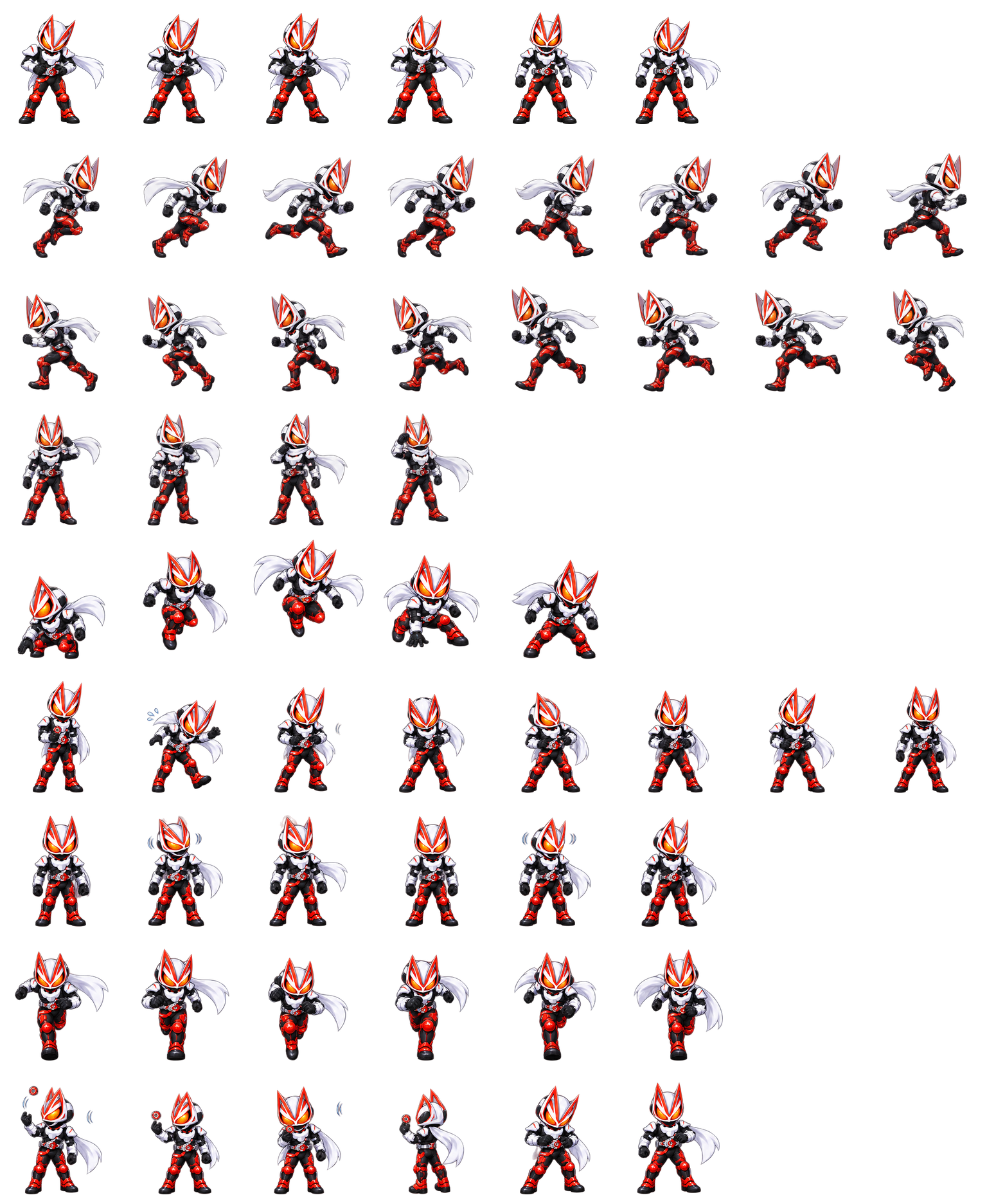 假面骑士极狐 Kamen Rider Geats Codex pet original spritesheet