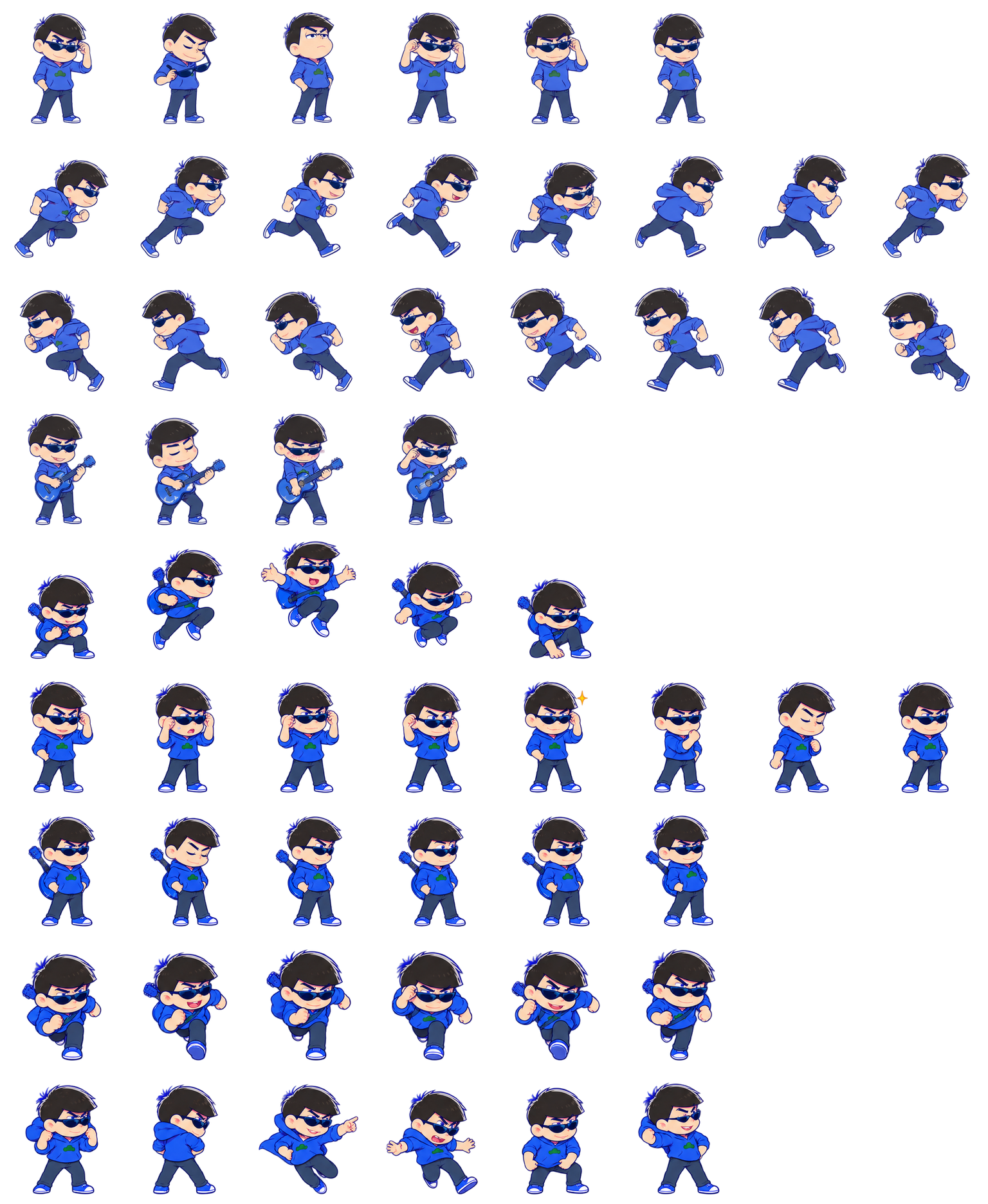 松野空松 Karamatsu Matsuno Codex pet original spritesheet
