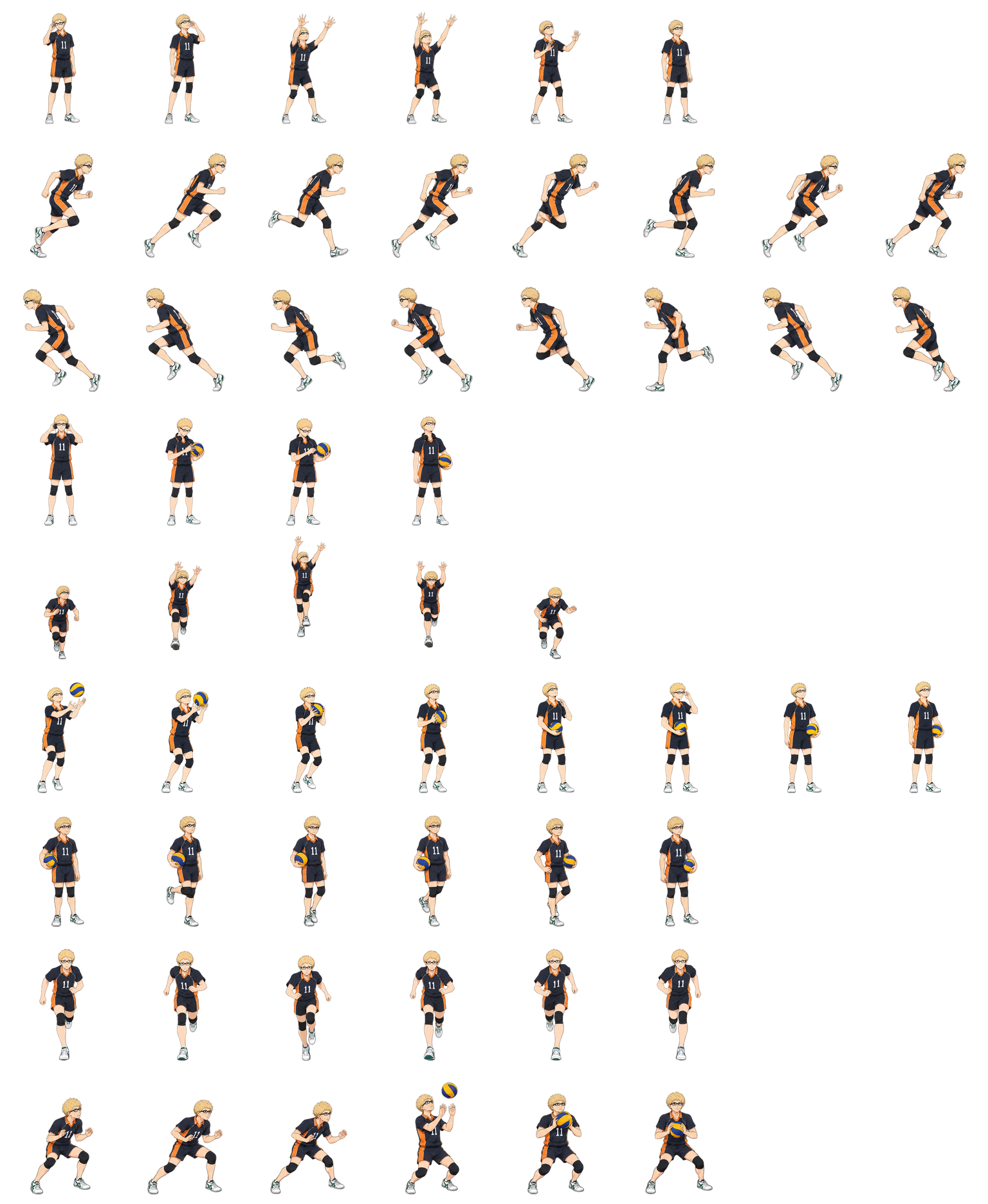月岛萤 Kei Tsukishima Codex pet original spritesheet