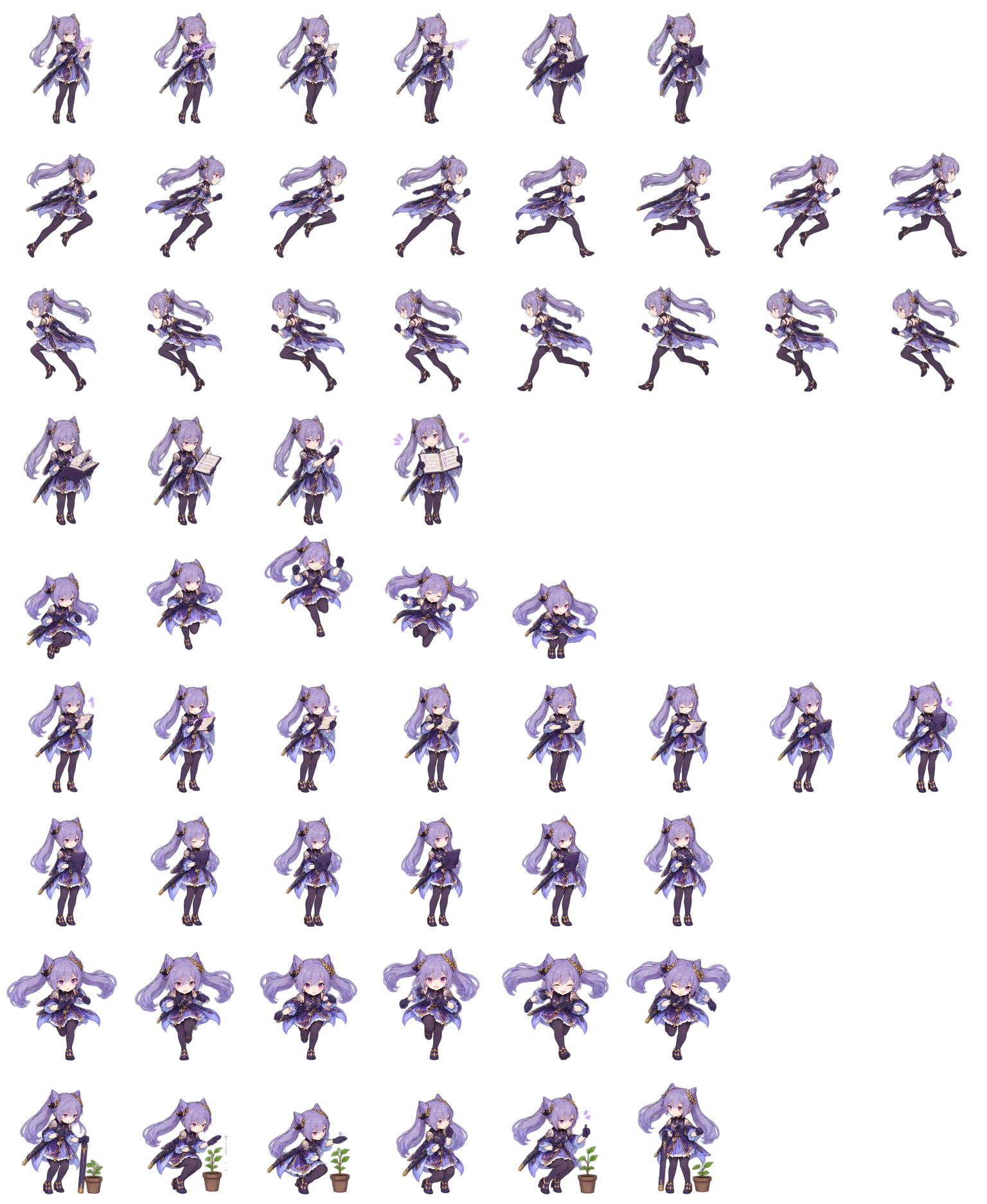 刻晴 Keqing Codex pet original spritesheet