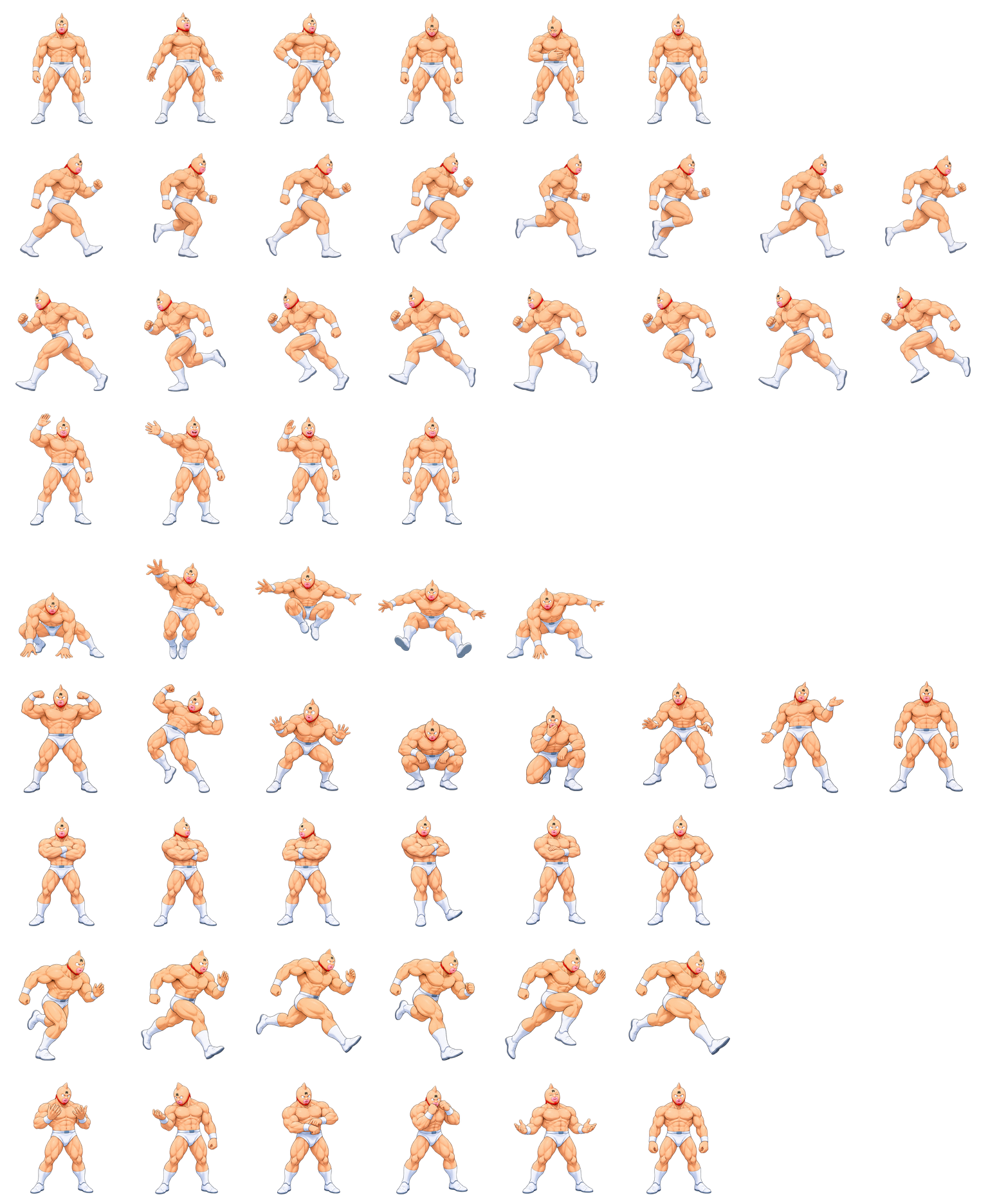 金肉人 Kinnikuman Codex pet original spritesheet