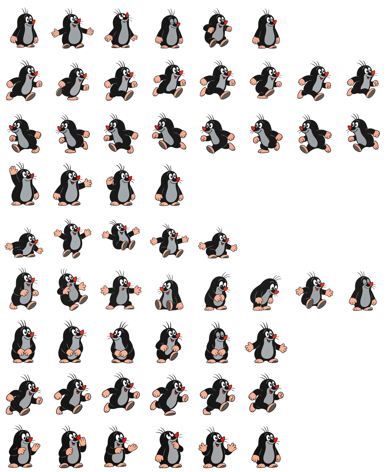 小鼹鼠 Krtek Codex pet original spritesheet
