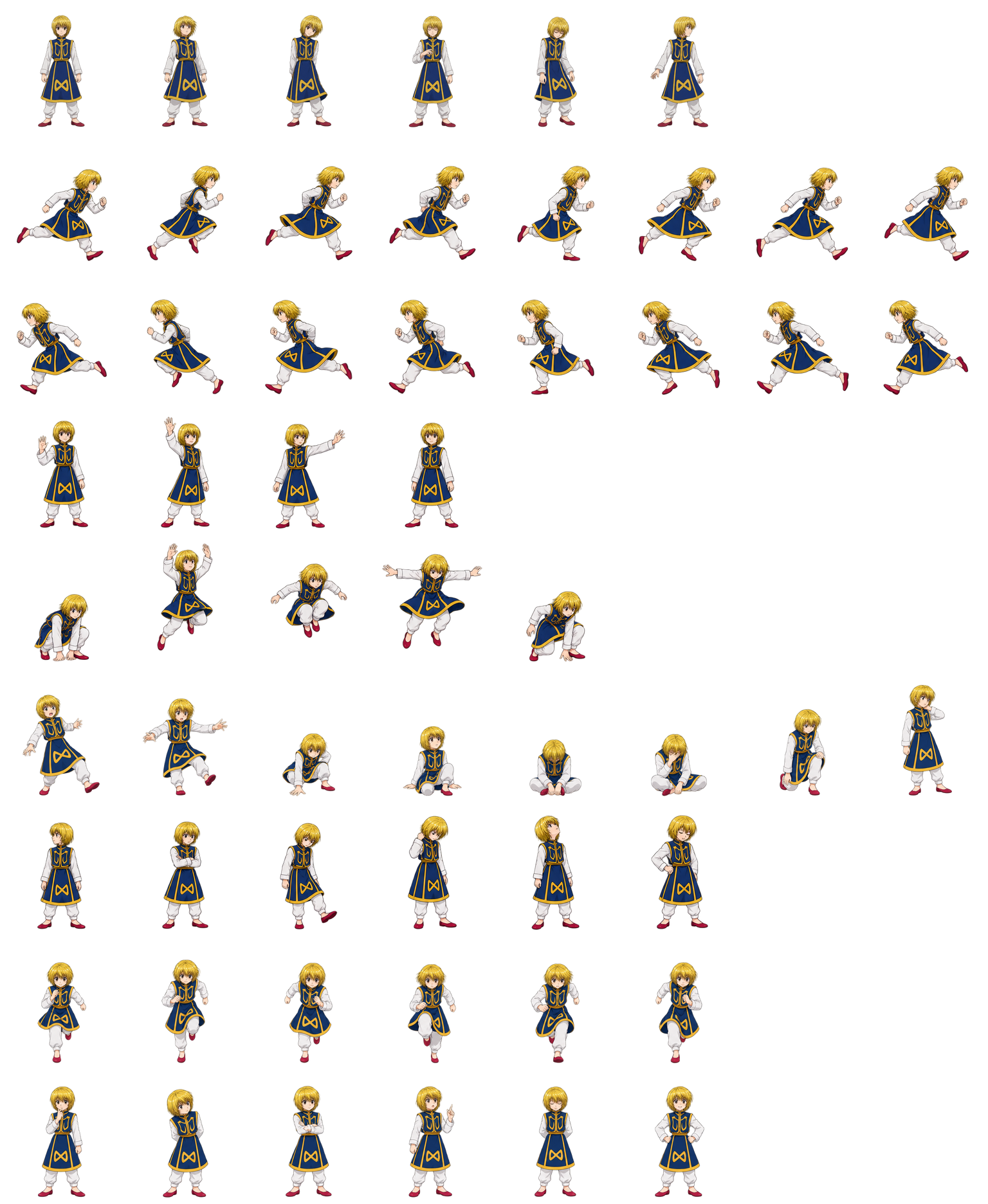 Kurapika — Cozy Fan Art Codex pet original spritesheet