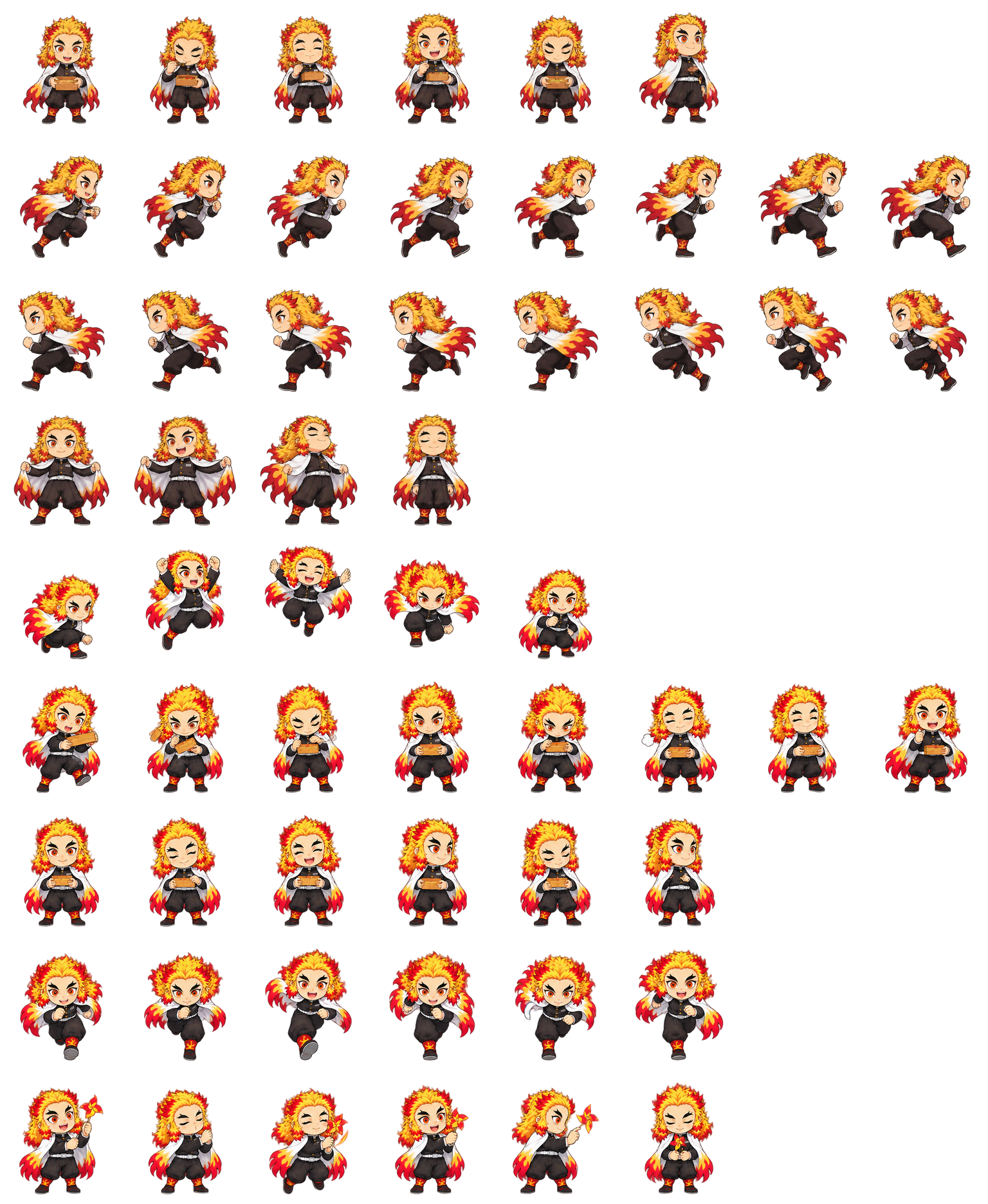 炼狱杏寿郎 Kyojuro Rengoku Codex pet original spritesheet