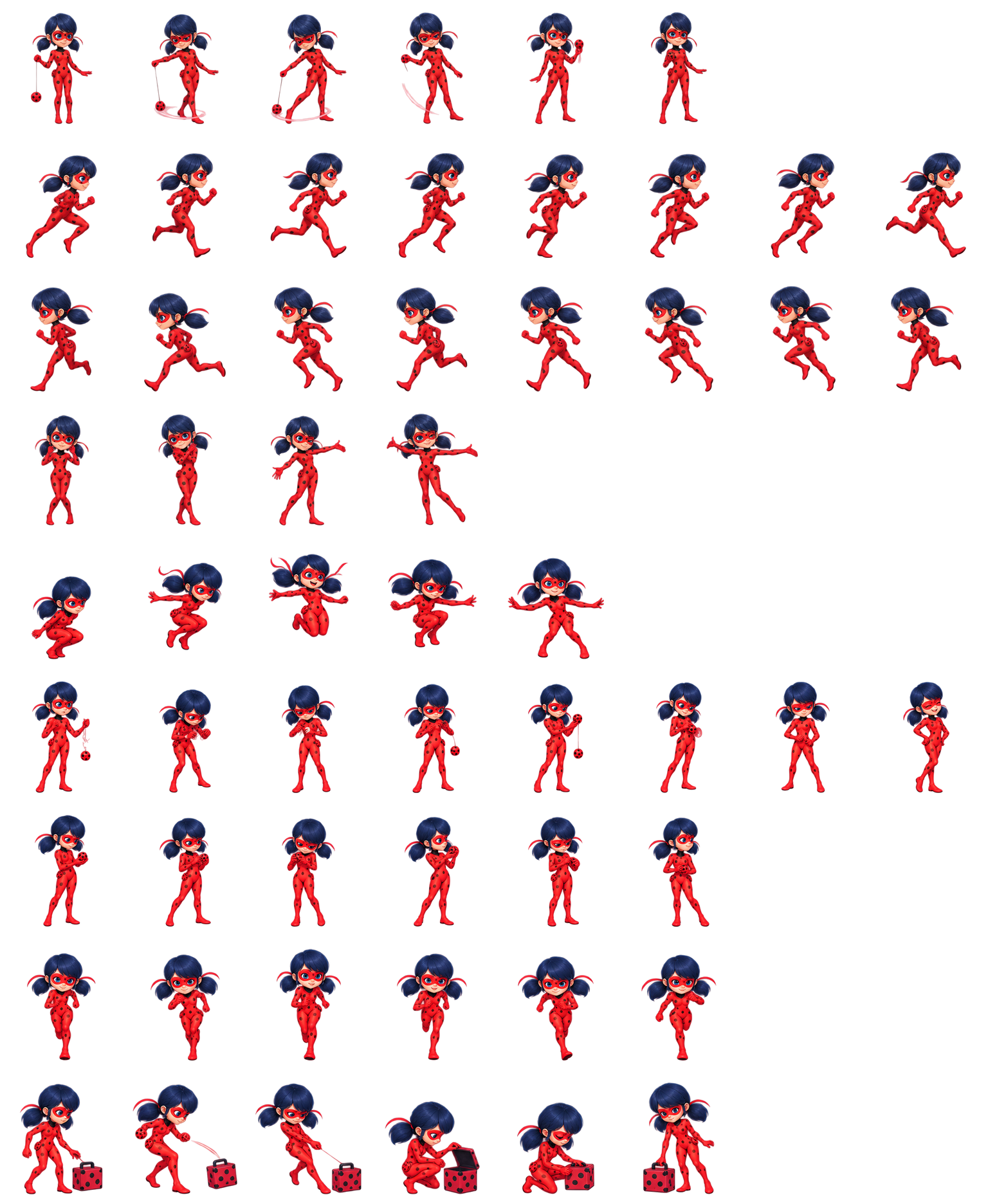 瓢虫雷迪 Ladybug Codex pet original spritesheet