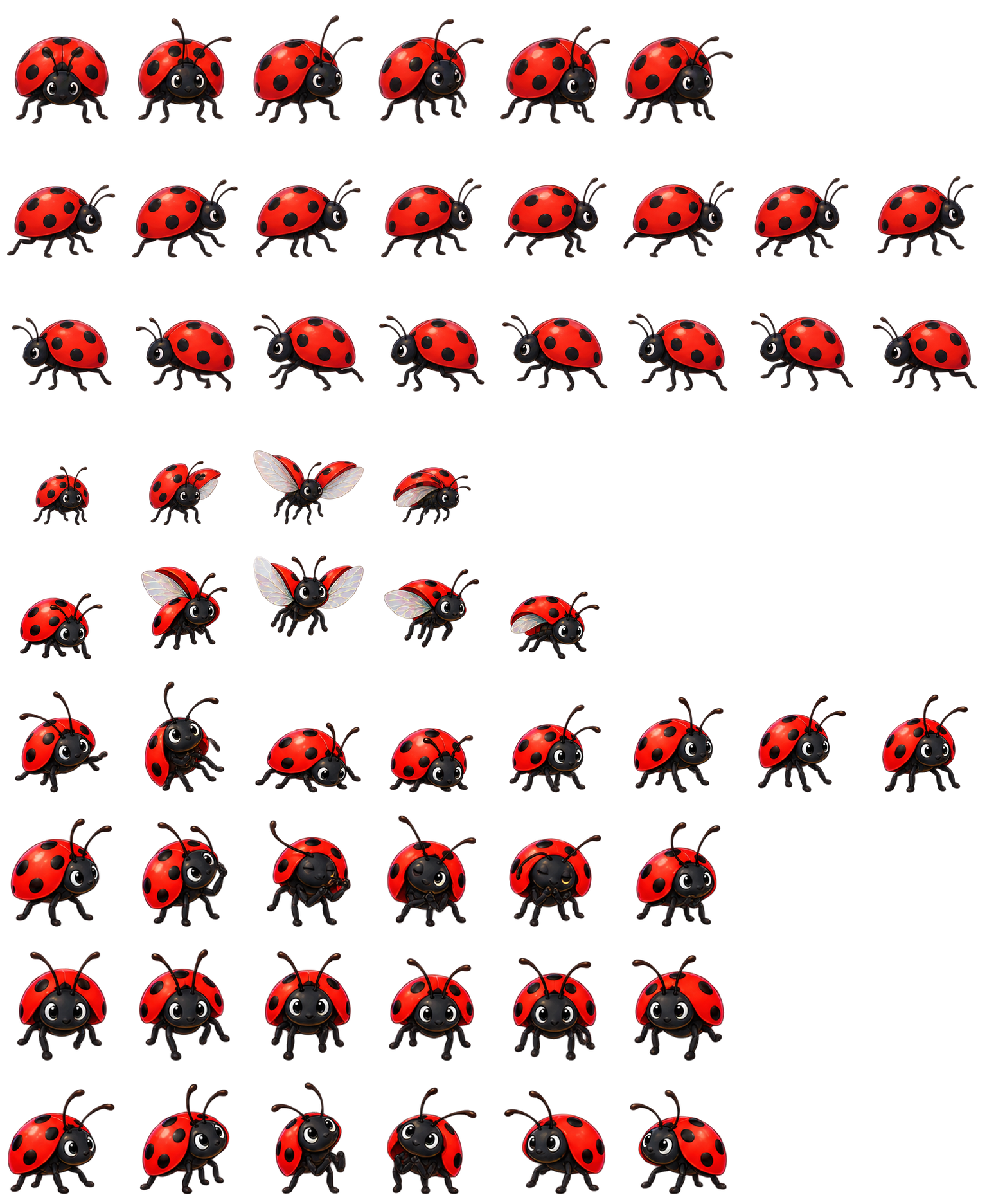 瓢虫波点 Ladybug Polka Codex pet original spritesheet