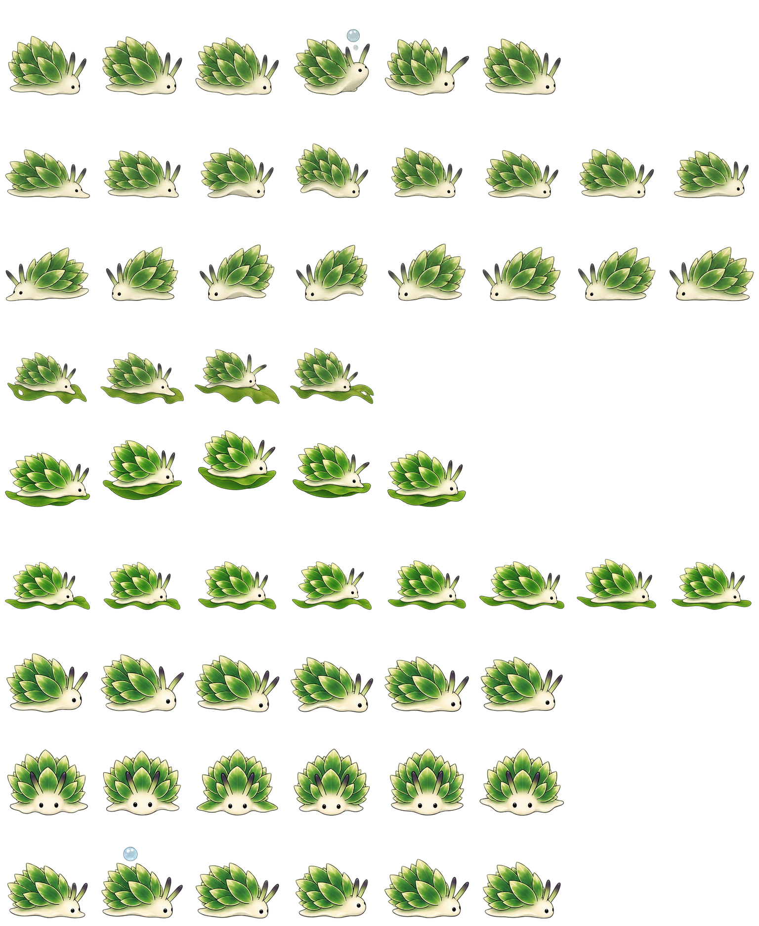 叶羊露芽 Leaf Sheep Dewleaf Codex pet original spritesheet