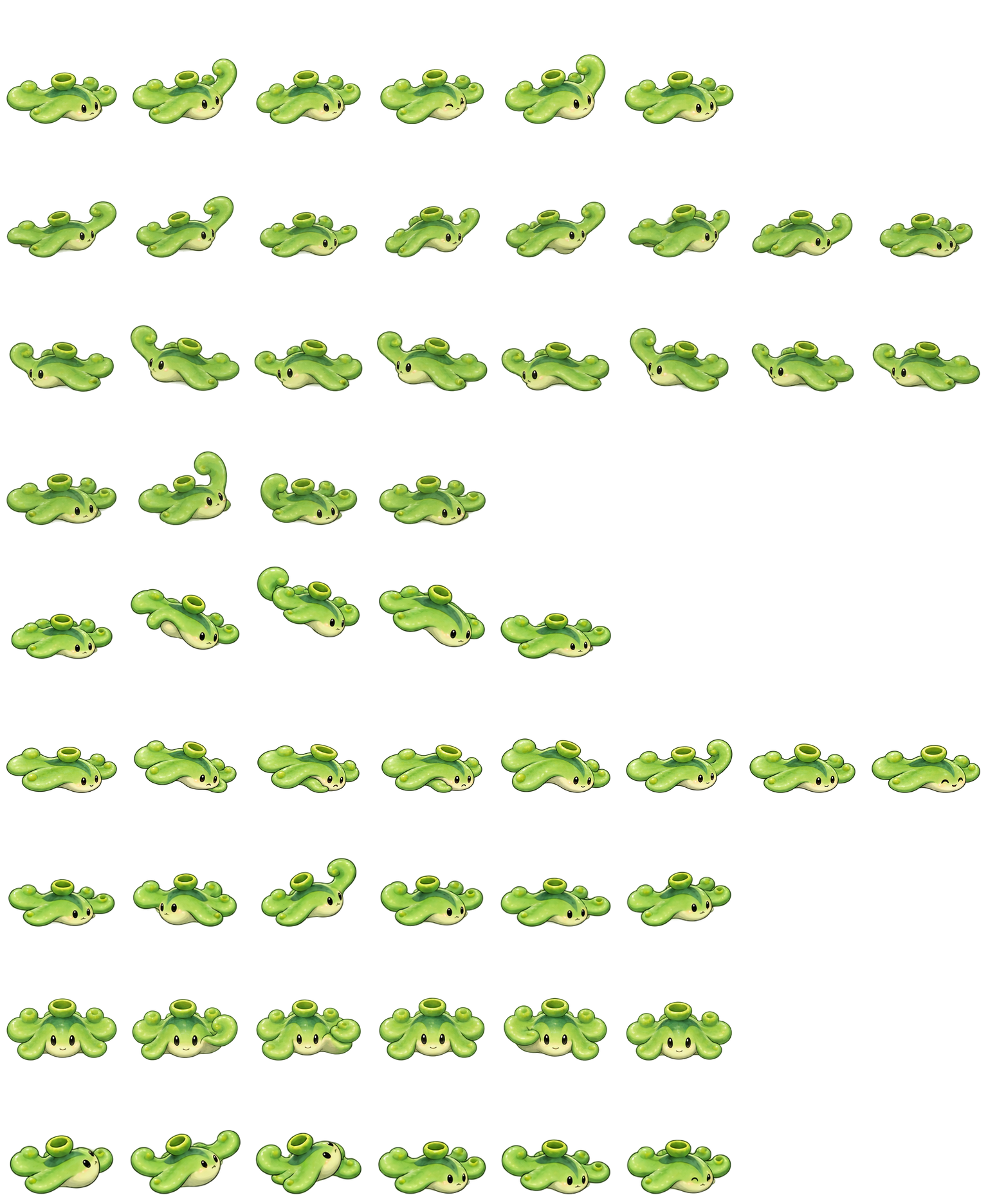 地钱叉绿 Liverwort Greenfork Codex pet original spritesheet