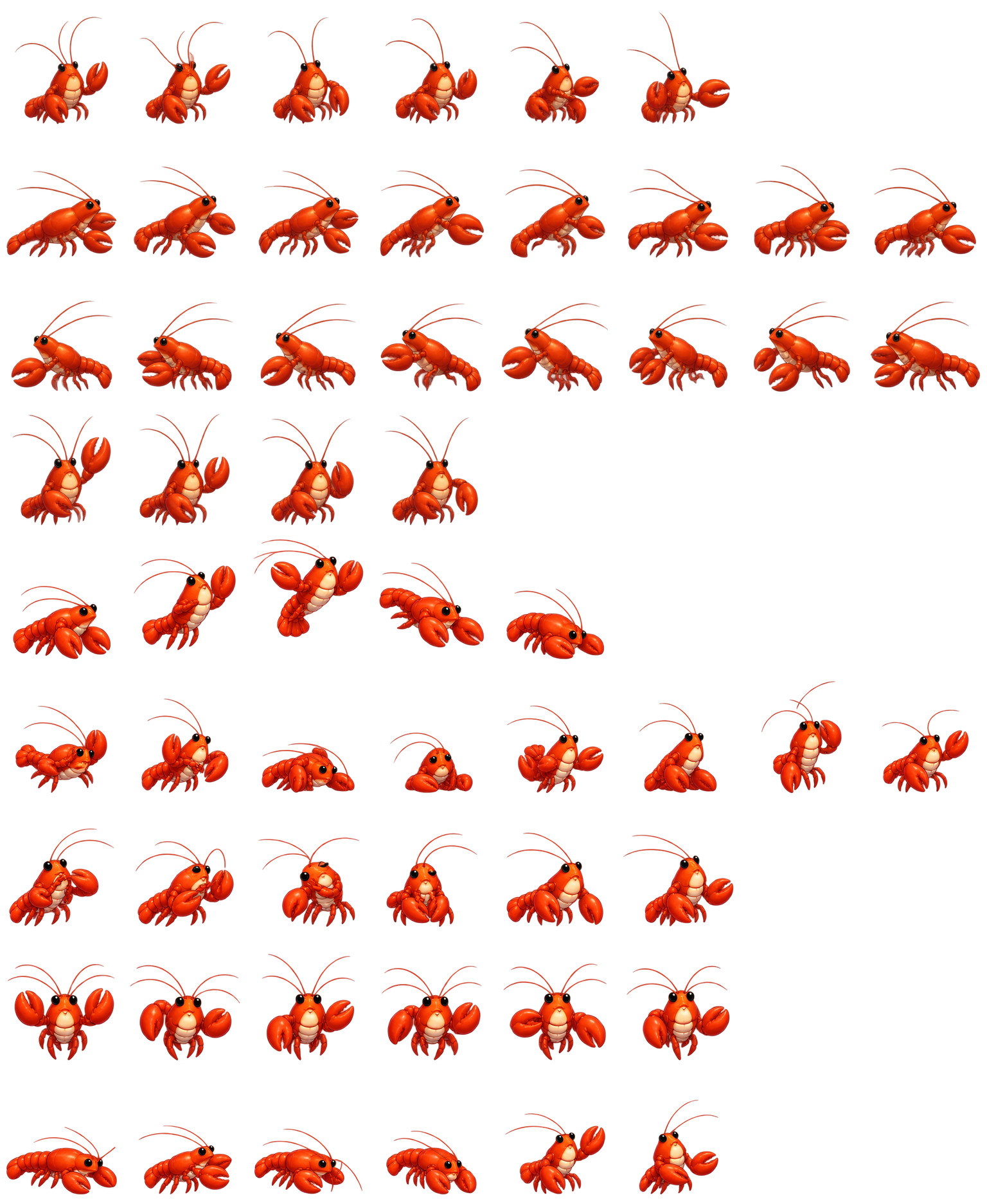 龙虾红椒 Lobster Paprika Codex pet original spritesheet