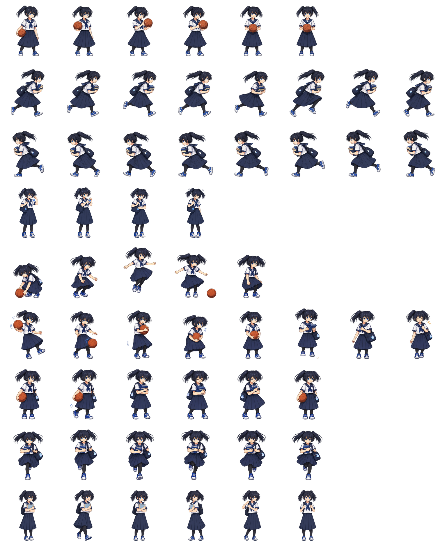 黑衣麻陶 Mato Kuroi Codex pet original spritesheet
