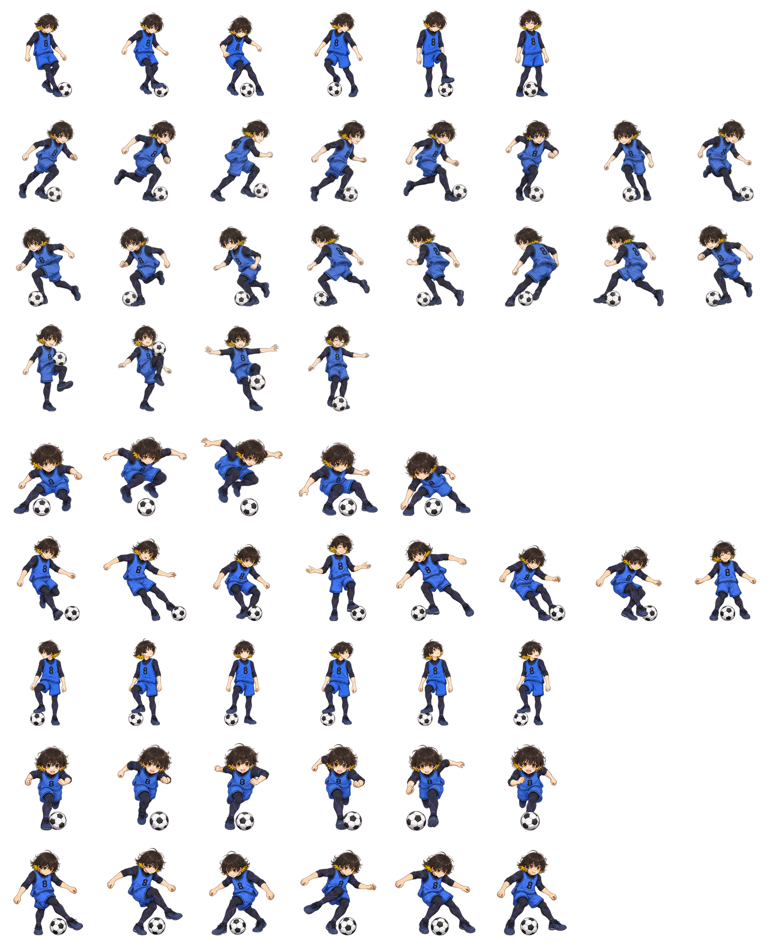 蜂乐回 Meguru Bachira Codex pet original spritesheet