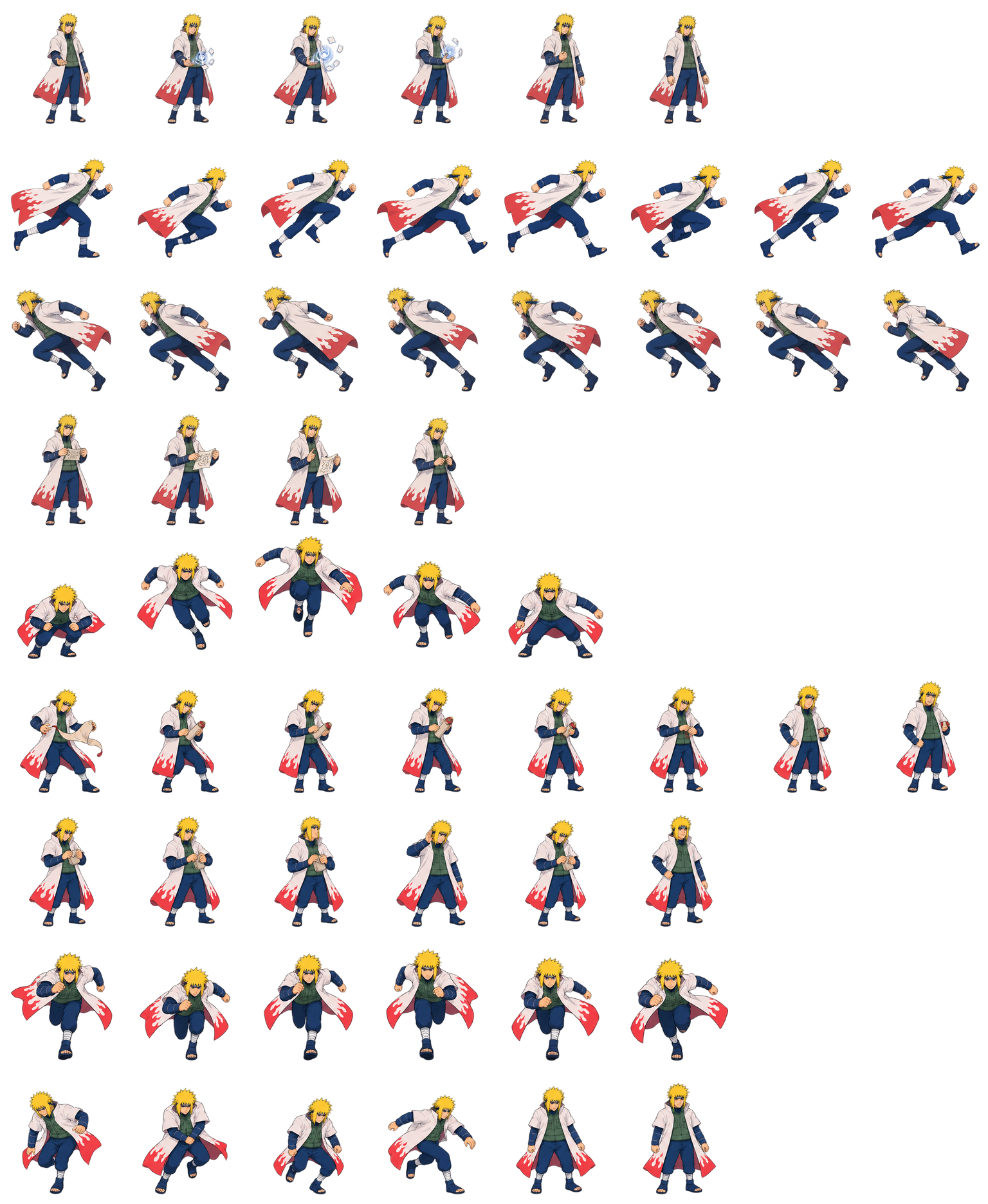 波风水门 Minato Namikaze Codex pet original spritesheet