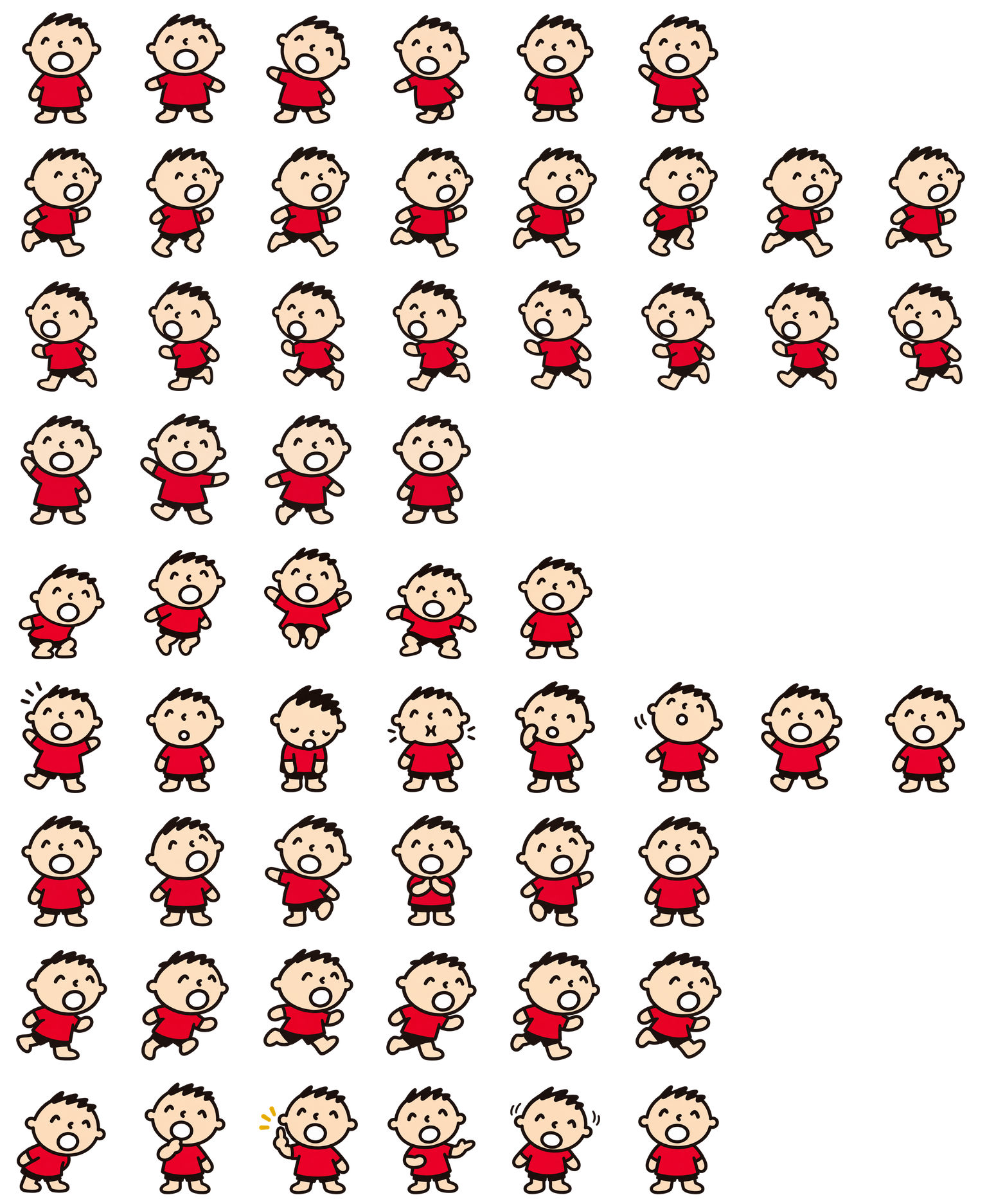大口仔 Minna no Tabo Codex pet original spritesheet