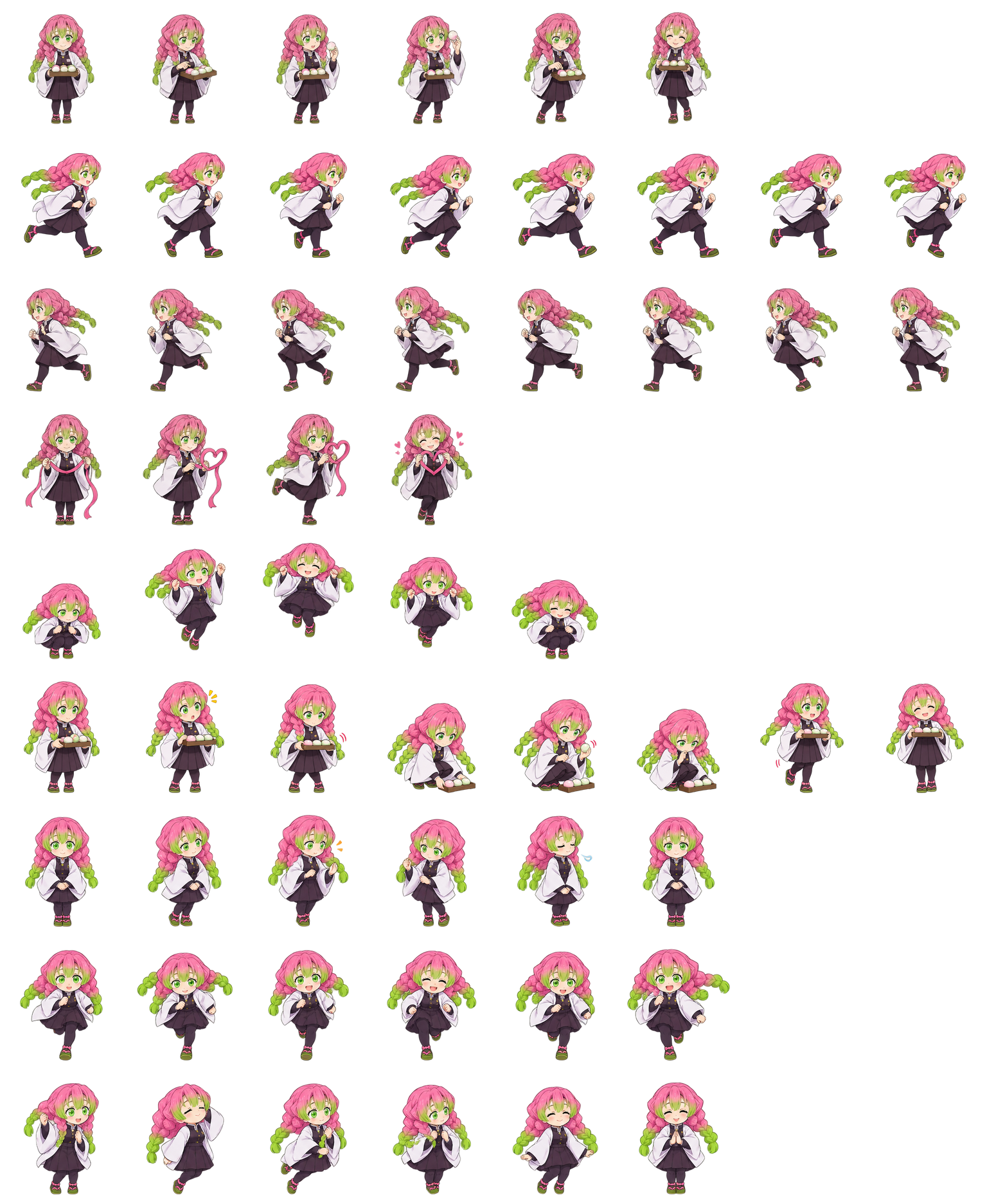 甘露寺蜜璃 Mitsuri Kanroji Codex pet original spritesheet