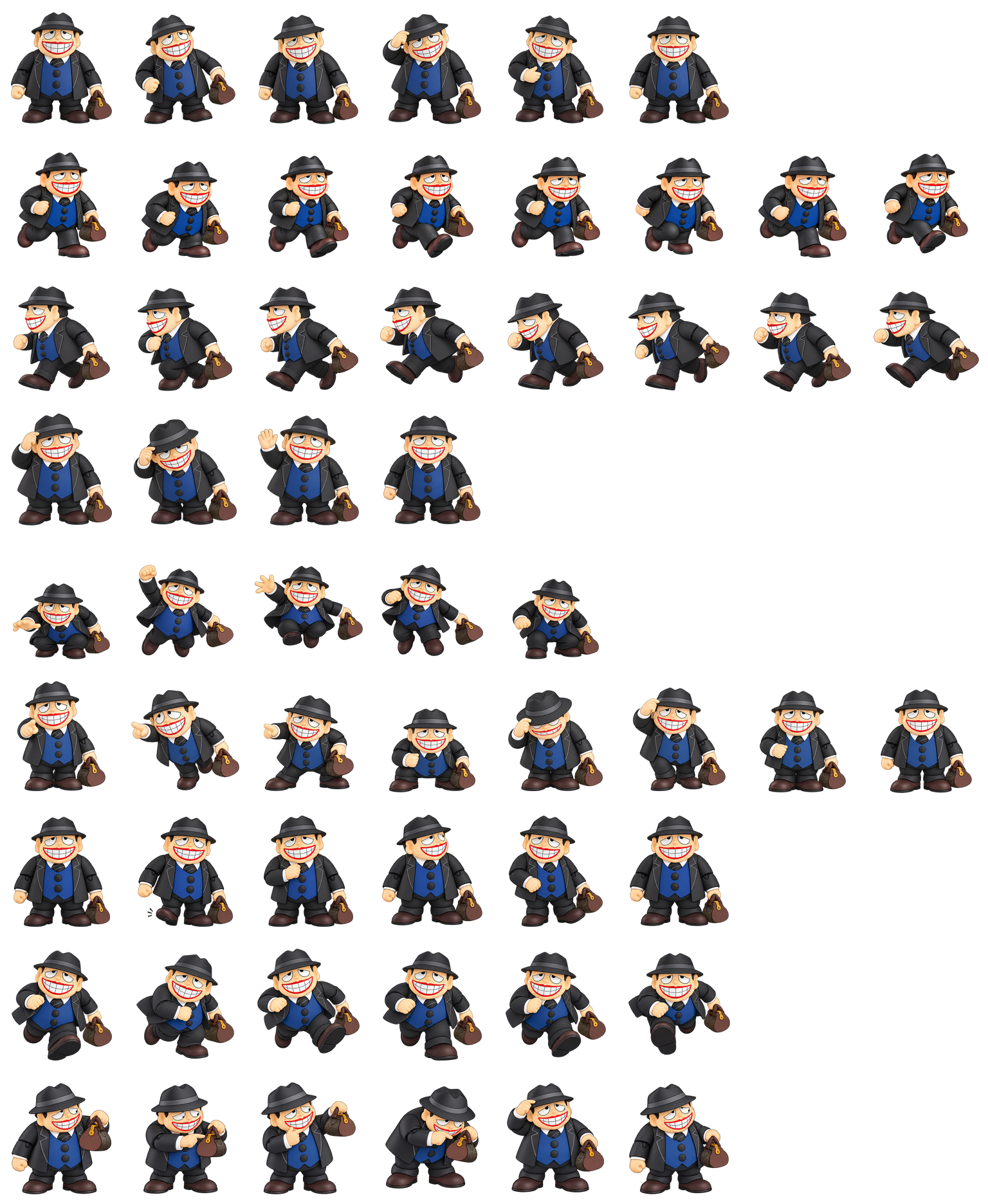 丧黑福造 Moguro Fukuzou Codex pet original spritesheet