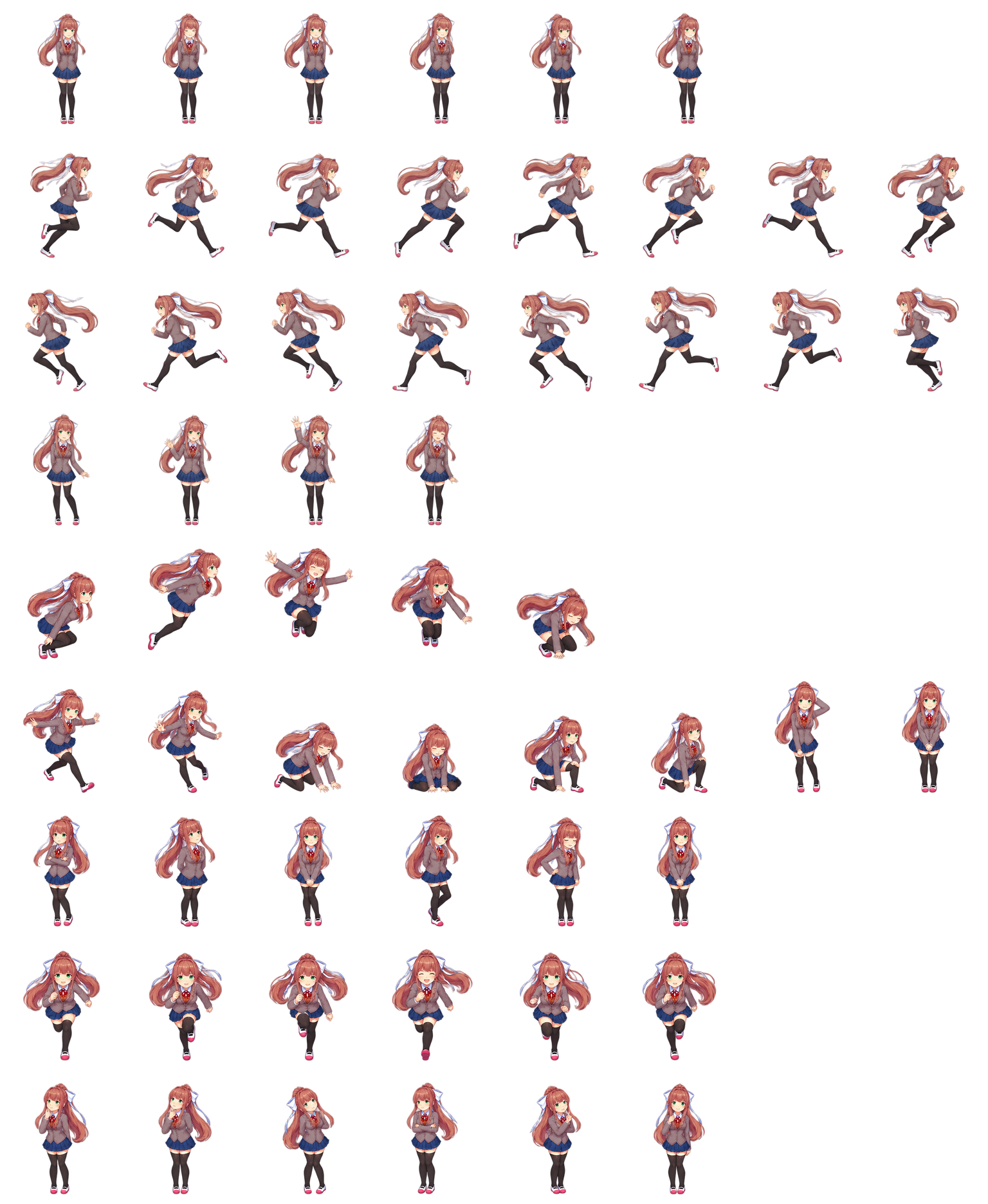 莫妮卡 Monika Codex pet original spritesheet