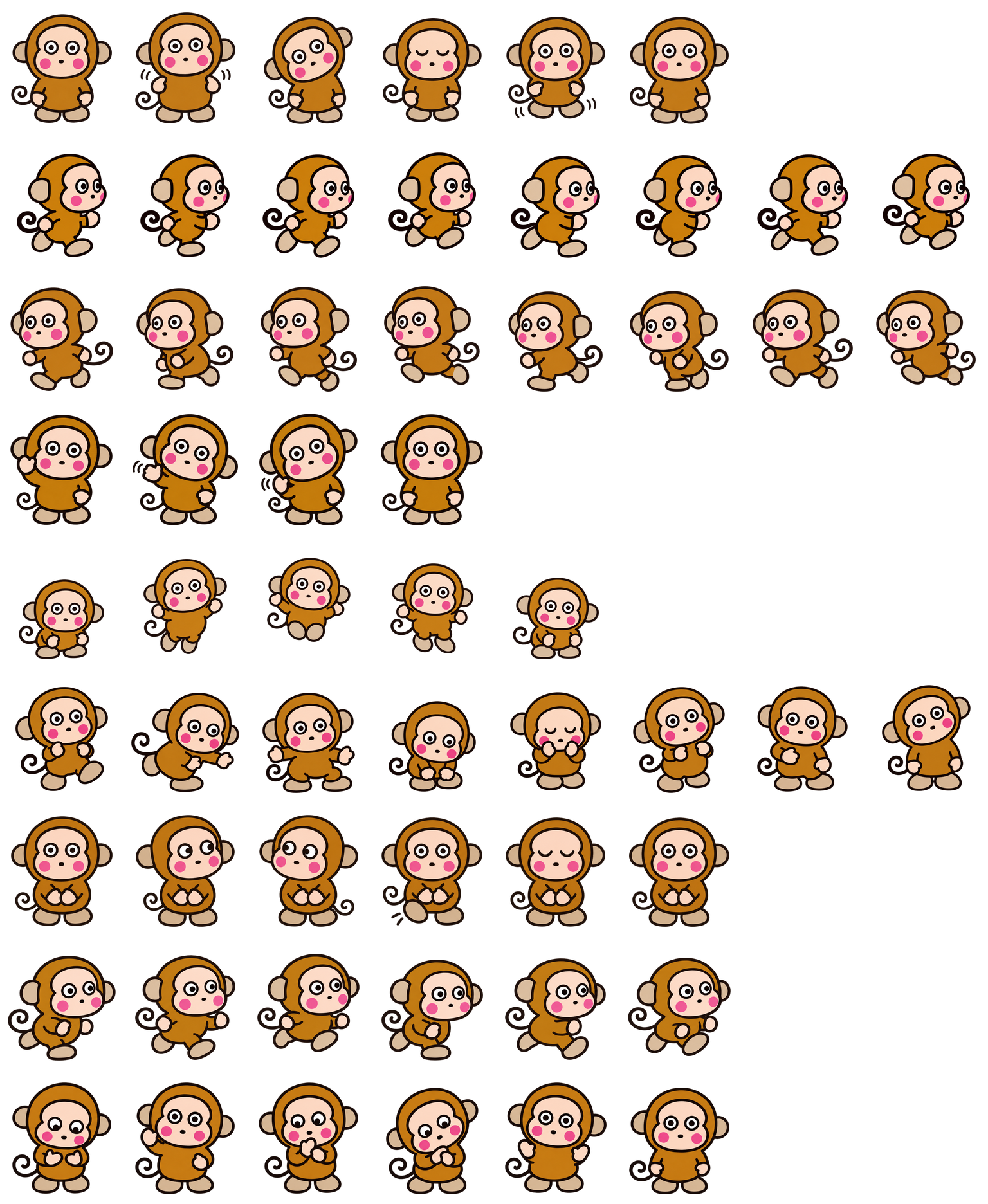 淘气猴 Monkichi Codex pet original spritesheet
