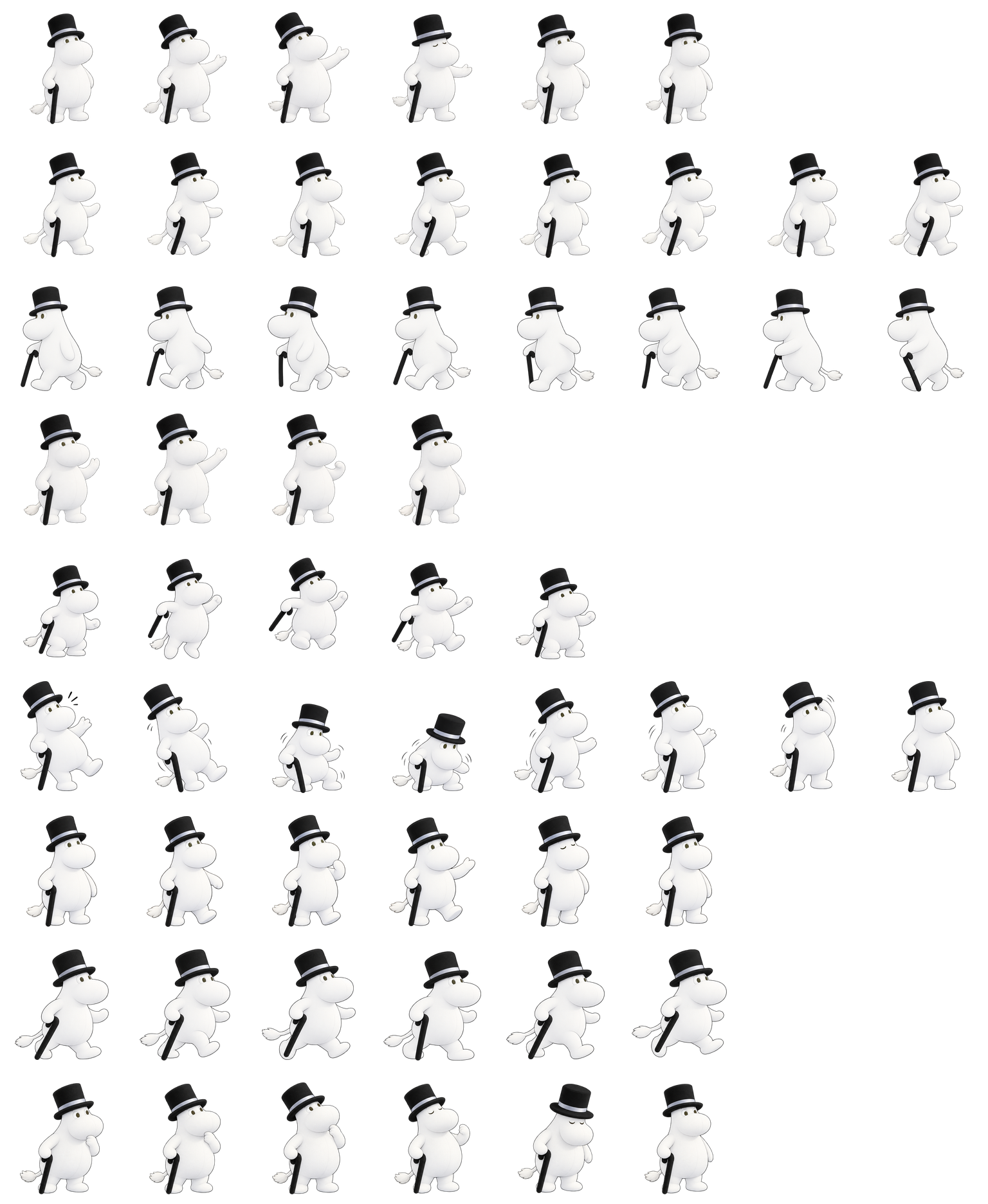 姆明爸爸 Moominpappa Codex pet original spritesheet