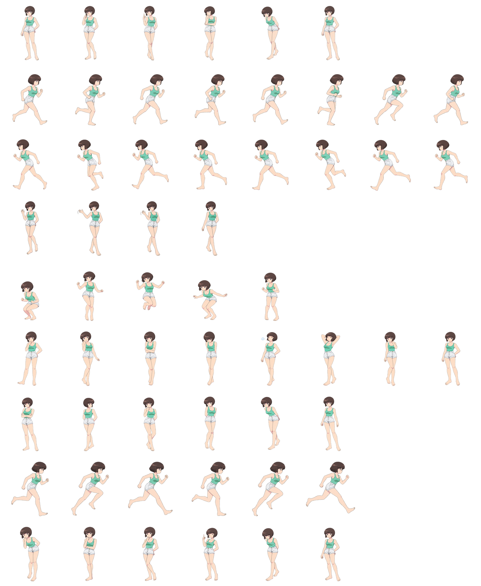 天道靡 Nabiki Tendo Codex pet original spritesheet