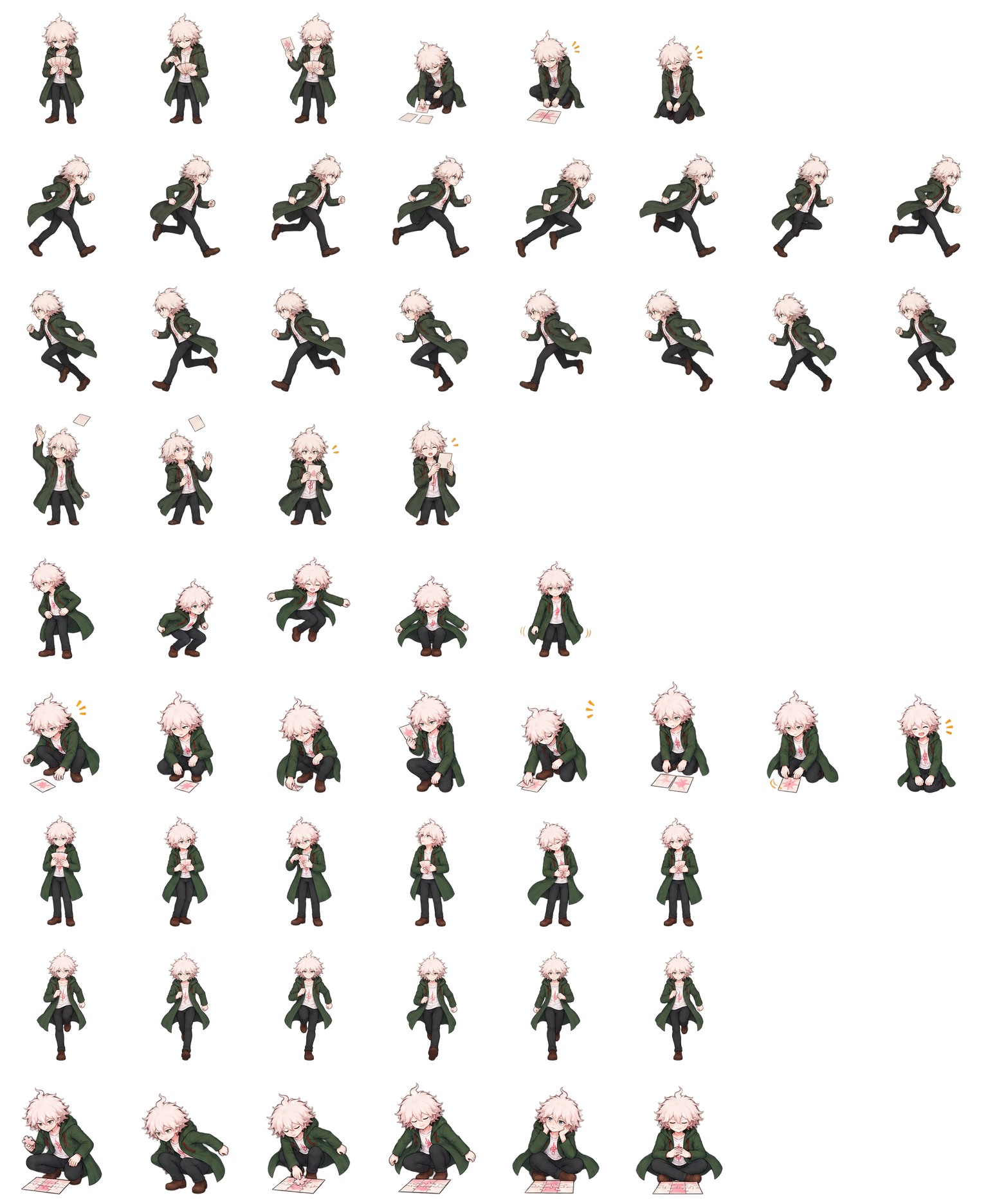 狛枝凪斗 Nagito Komaeda Codex pet original spritesheet