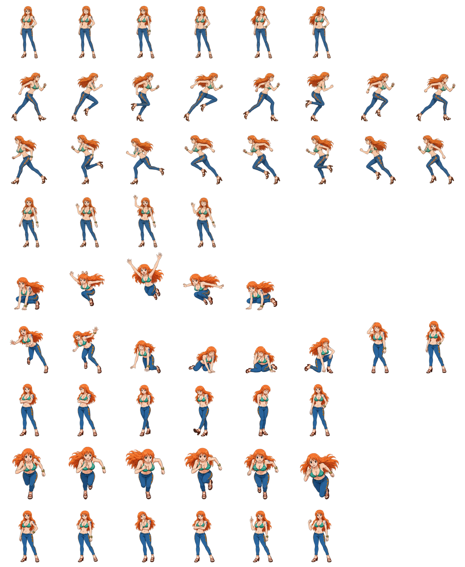 Nami — Cozy Fan Art Codex pet original spritesheet