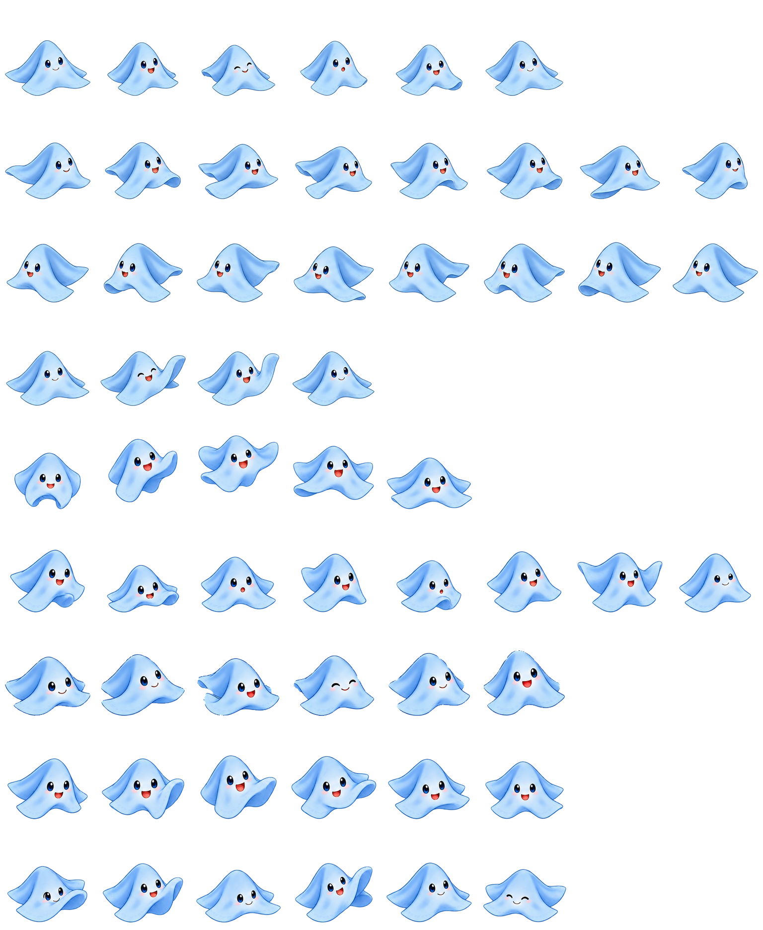 餐巾折波 Napkin Foldlet Codex pet original spritesheet