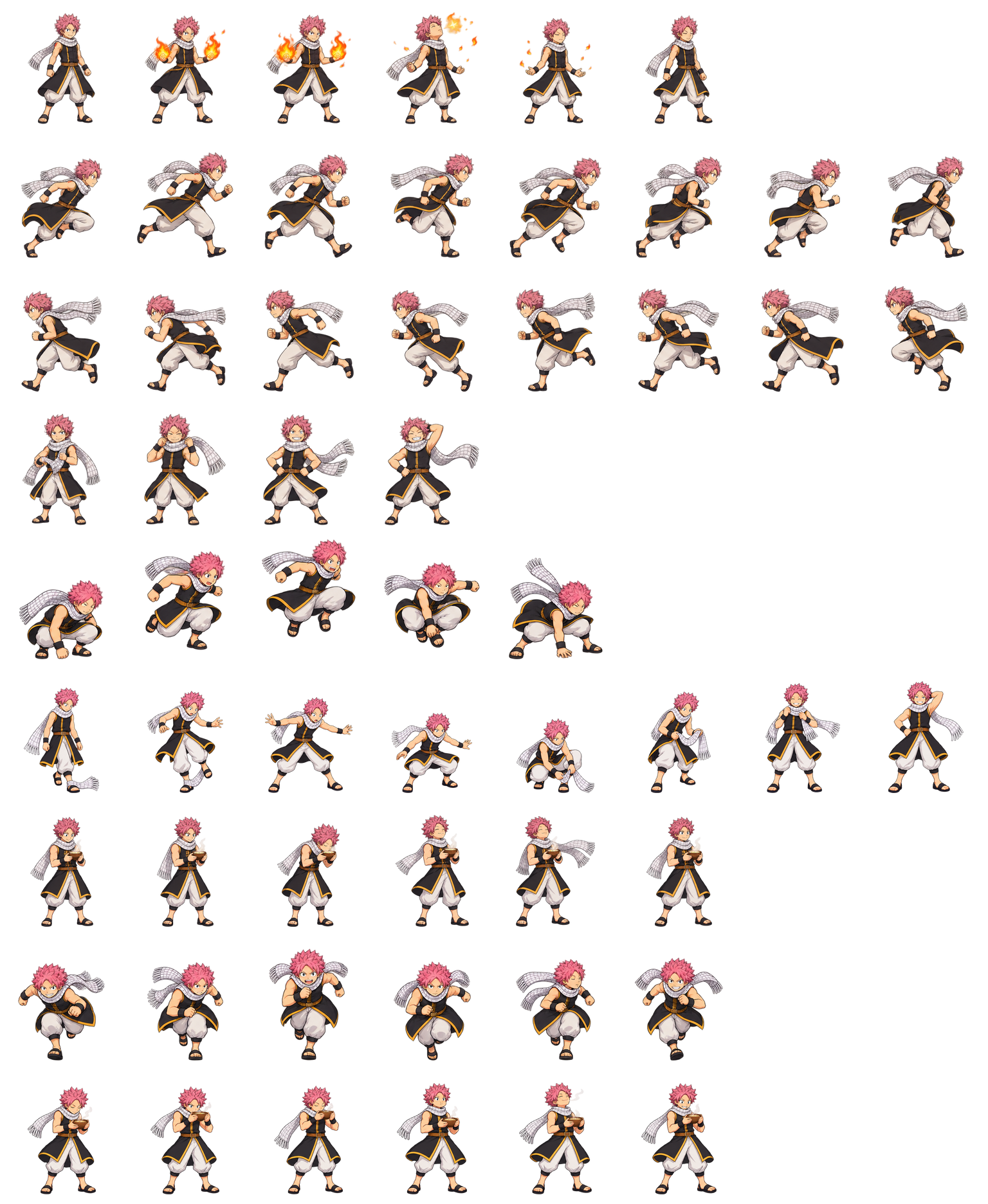 纳兹·多拉格尼尔 Natsu Dragneel Codex pet original spritesheet