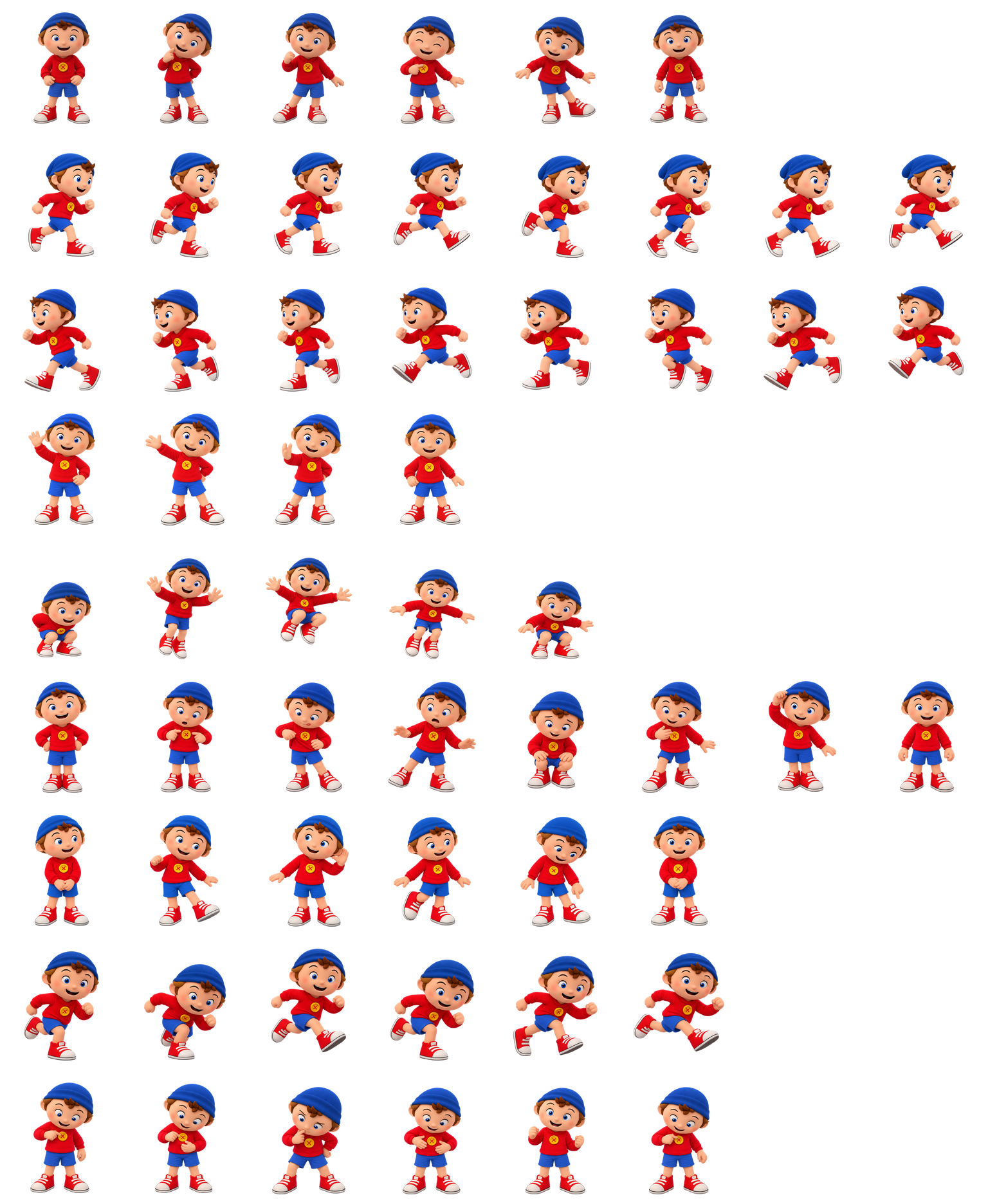 诺弟 Noddy Codex pet original spritesheet