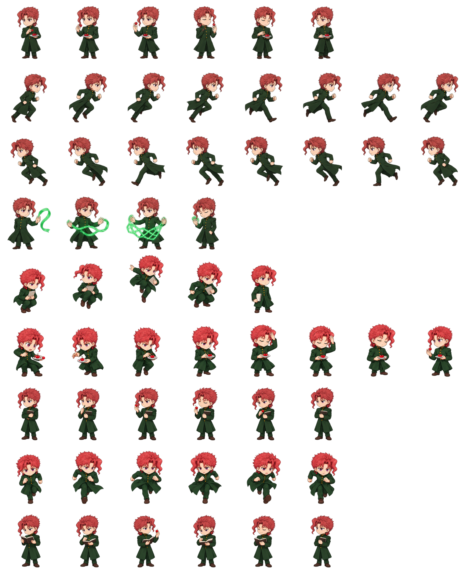 花京院典明 Noriaki Kakyoin Codex pet original spritesheet
