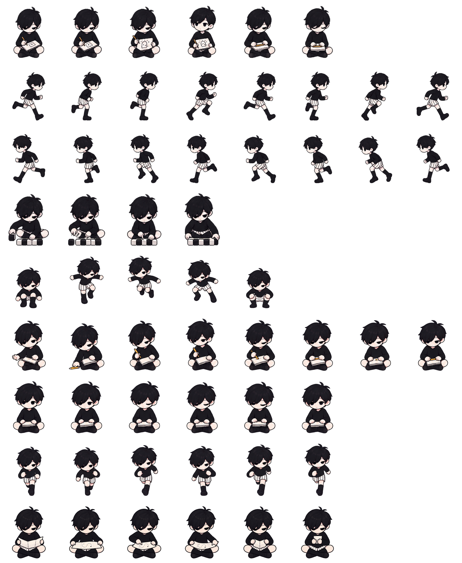 奥摩里 OMORI Codex pet original spritesheet