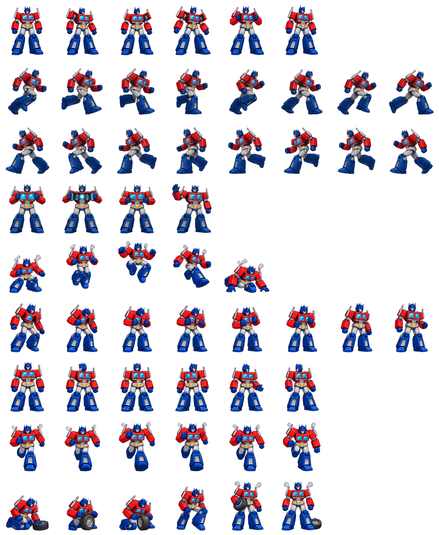 擎天柱 Optimus Prime Codex pet original spritesheet