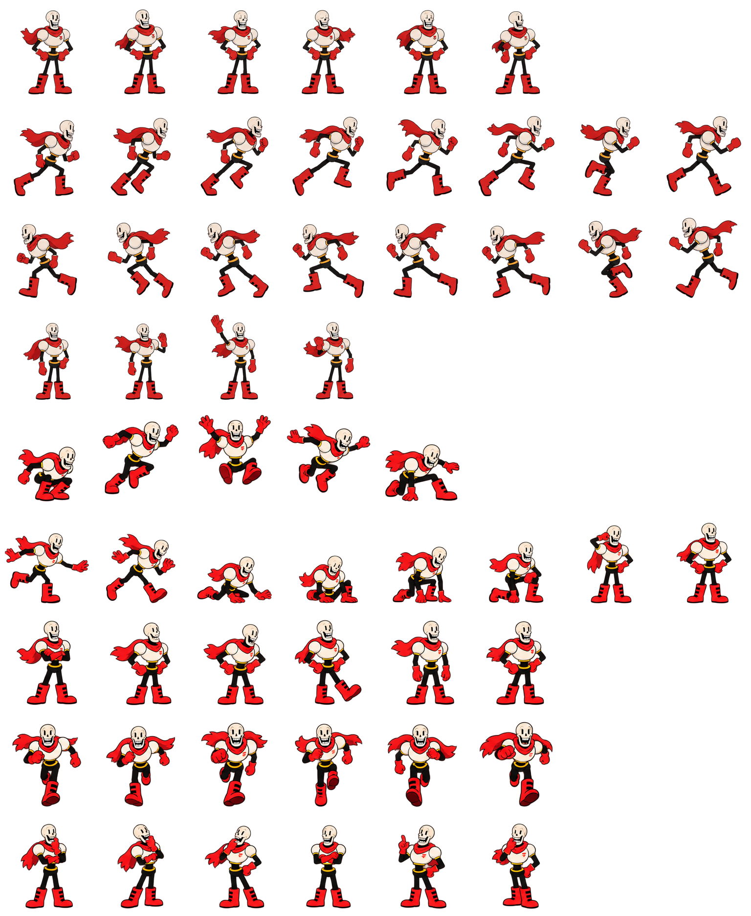 Papyrus — Cozy Fan Art Codex pet original spritesheet