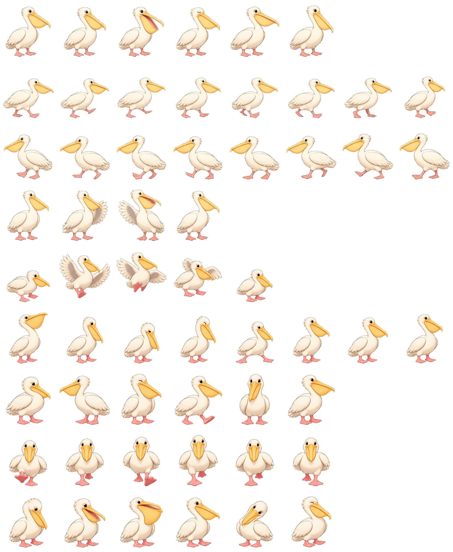 鹈鹕兜兜 Pelican Gulp Codex pet original spritesheet